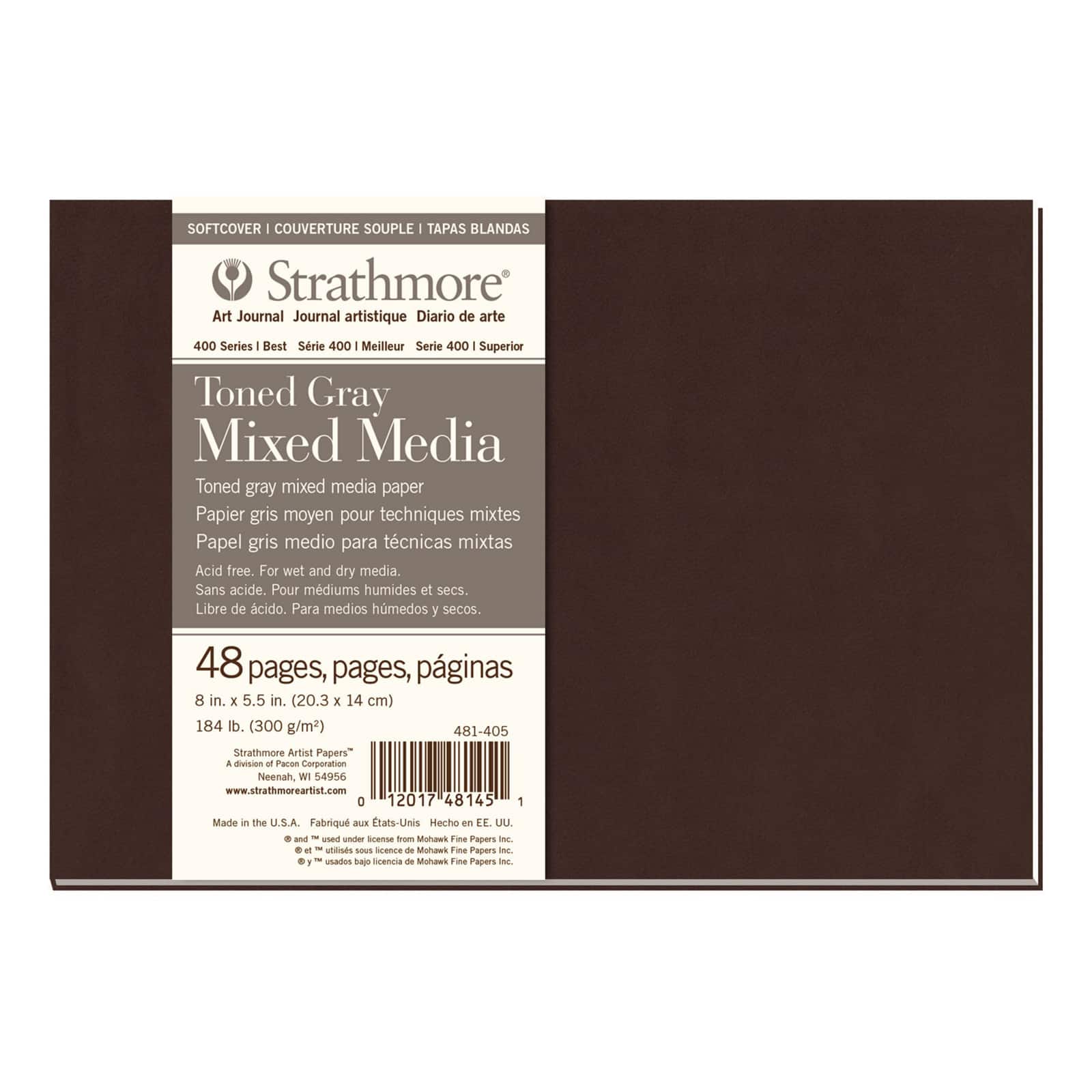 Strathmore® 400 Series Softcover Toned Gray Mixed Media Art Journal