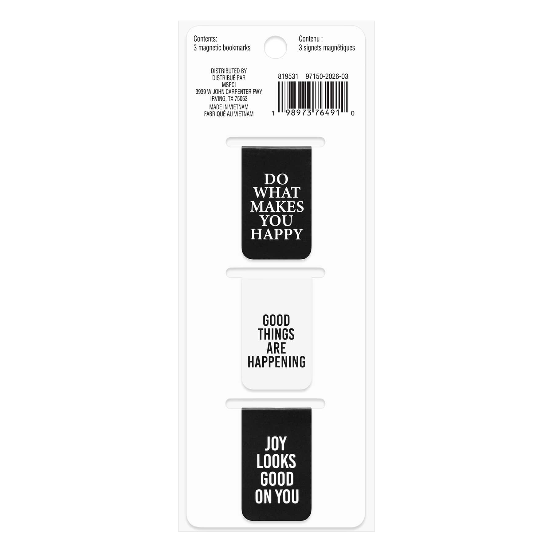 Black & White  Magnetic Bookmarks Set by Recollections™