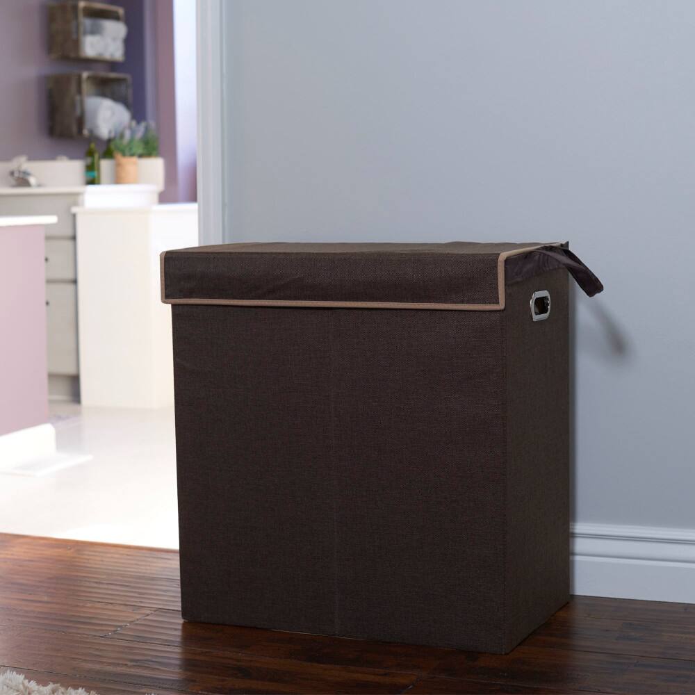 Household Essentials Collapsible Laundry Sorter with Lid