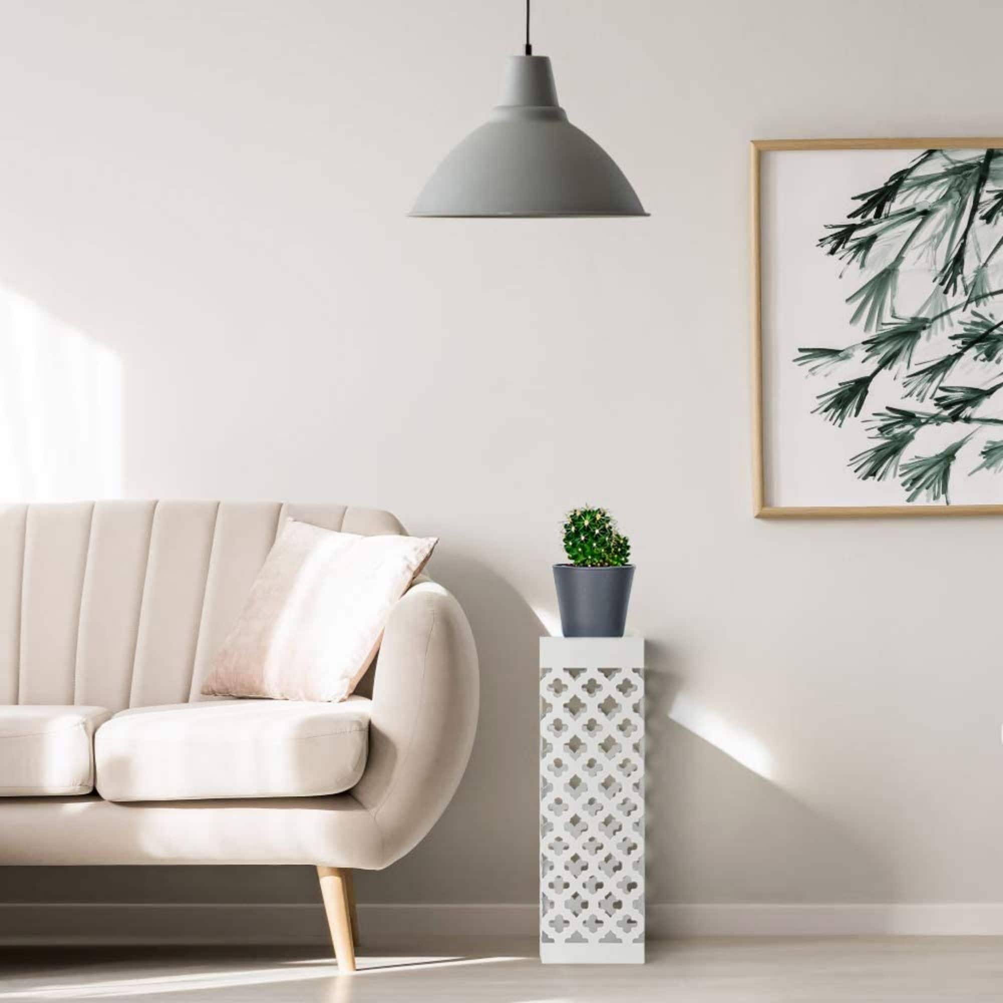 NEX™ White Square Umbrella Stand Rack