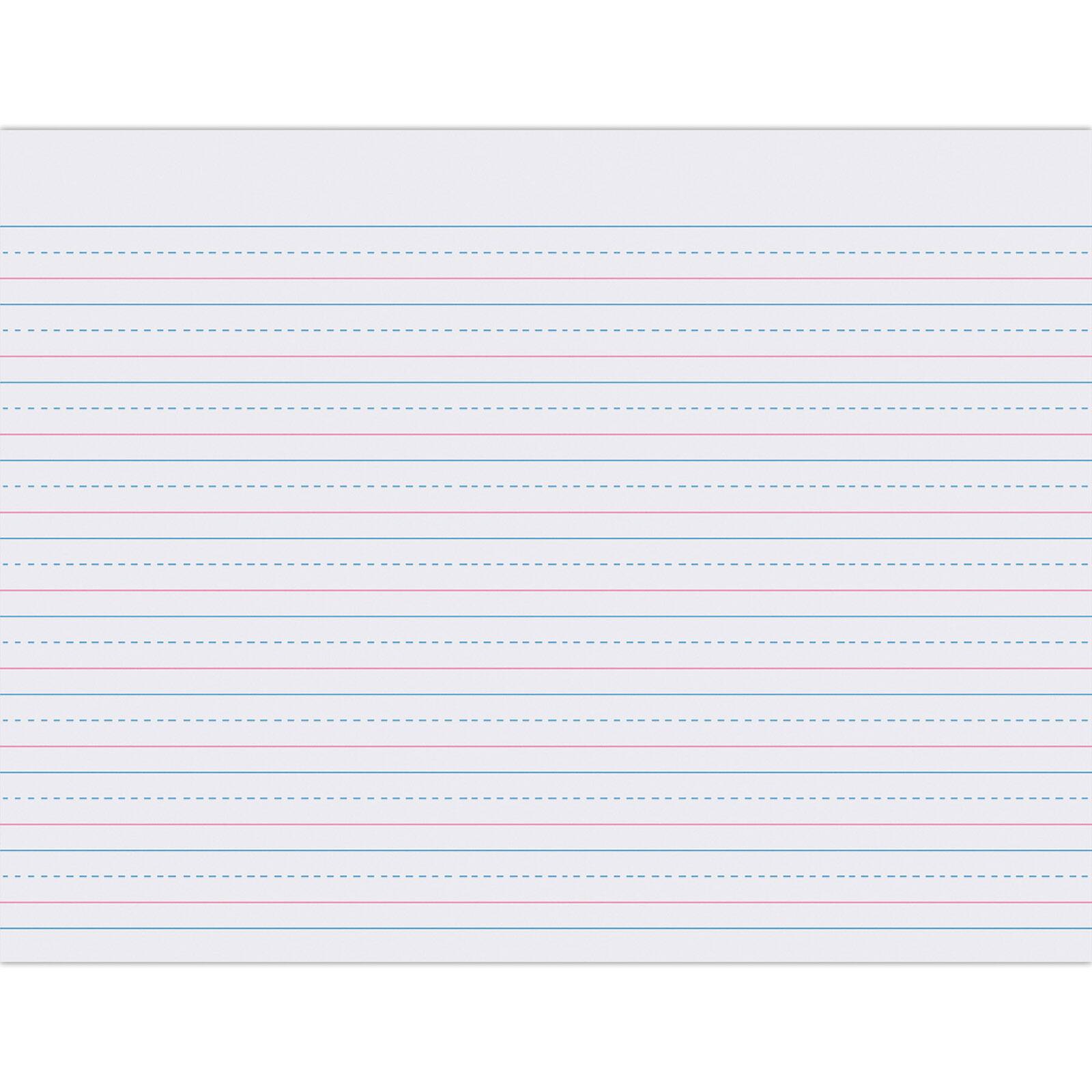 Zaner-Bloser 8" x 10.5" Sulphite Handwriting Paper Sheets