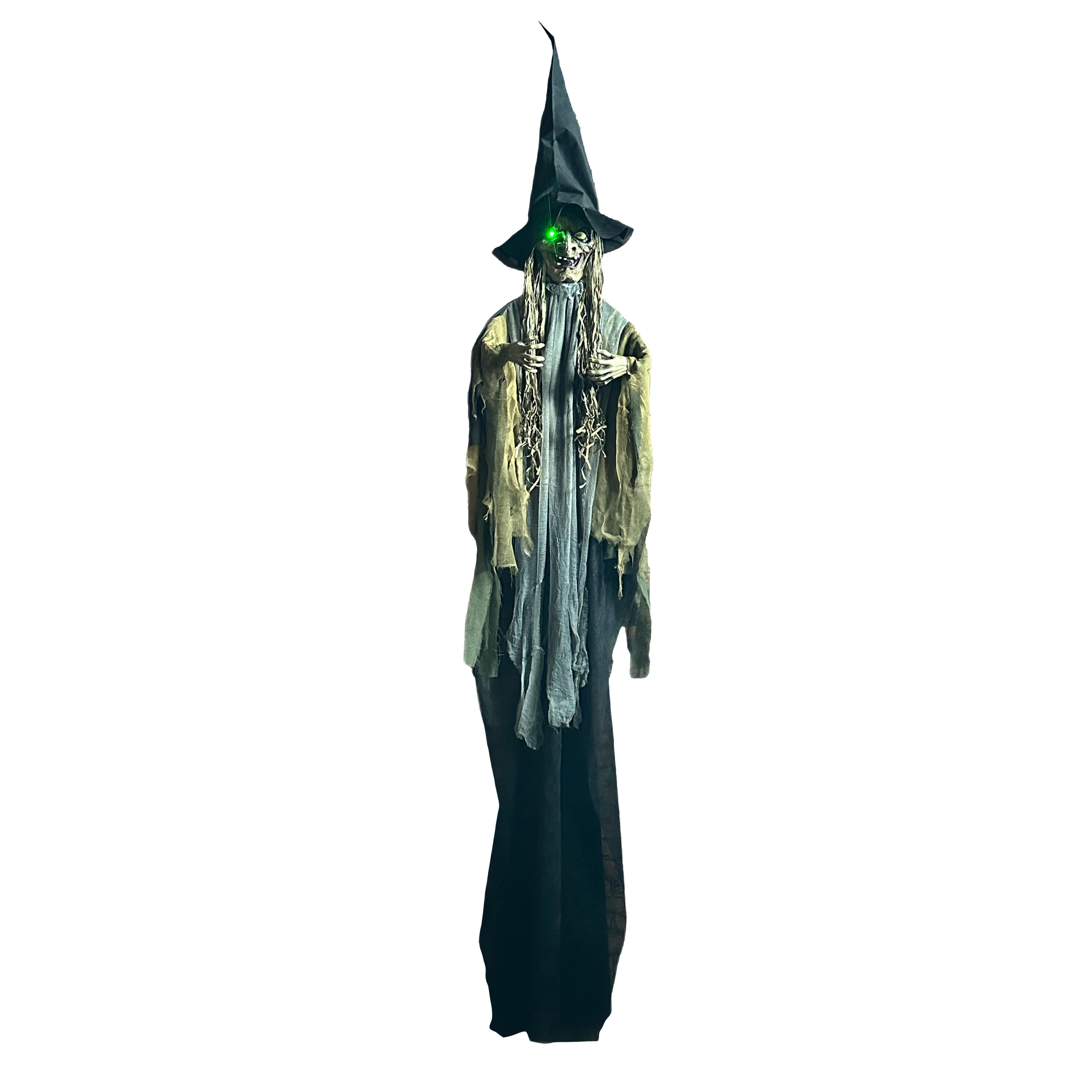 11.75ft. Sound Activated Hanging Witch by Ashland®