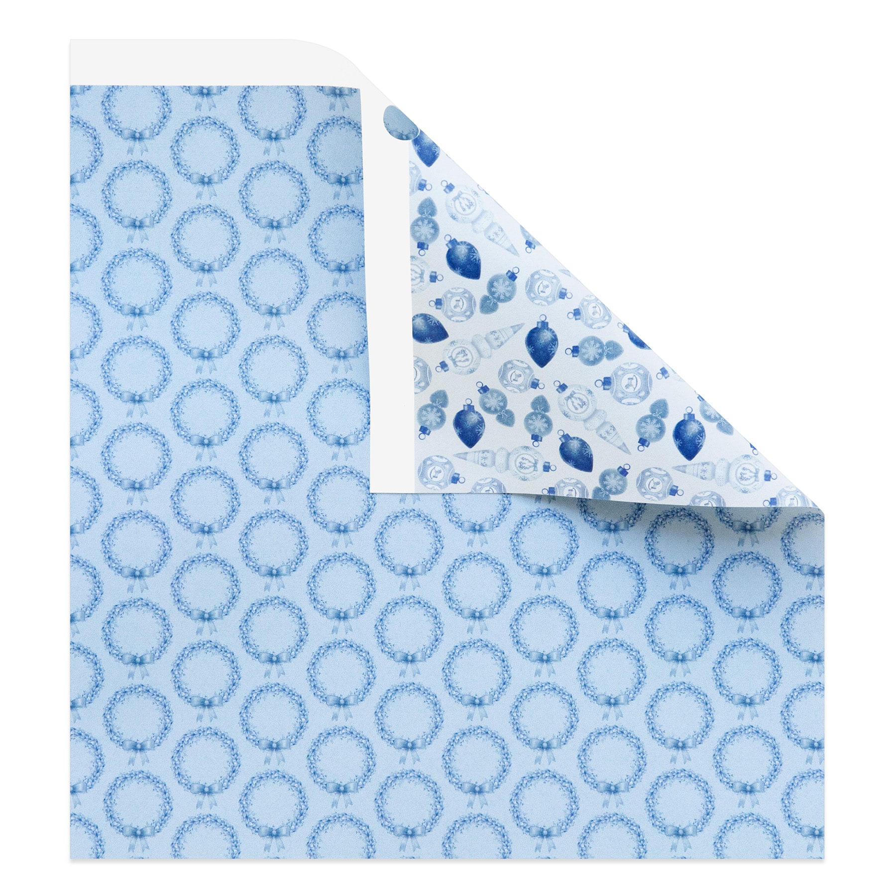 6" x 6" Blue Christmas Double-Sided Cardstock Paper Pad by Recollections™, 24 Sheets