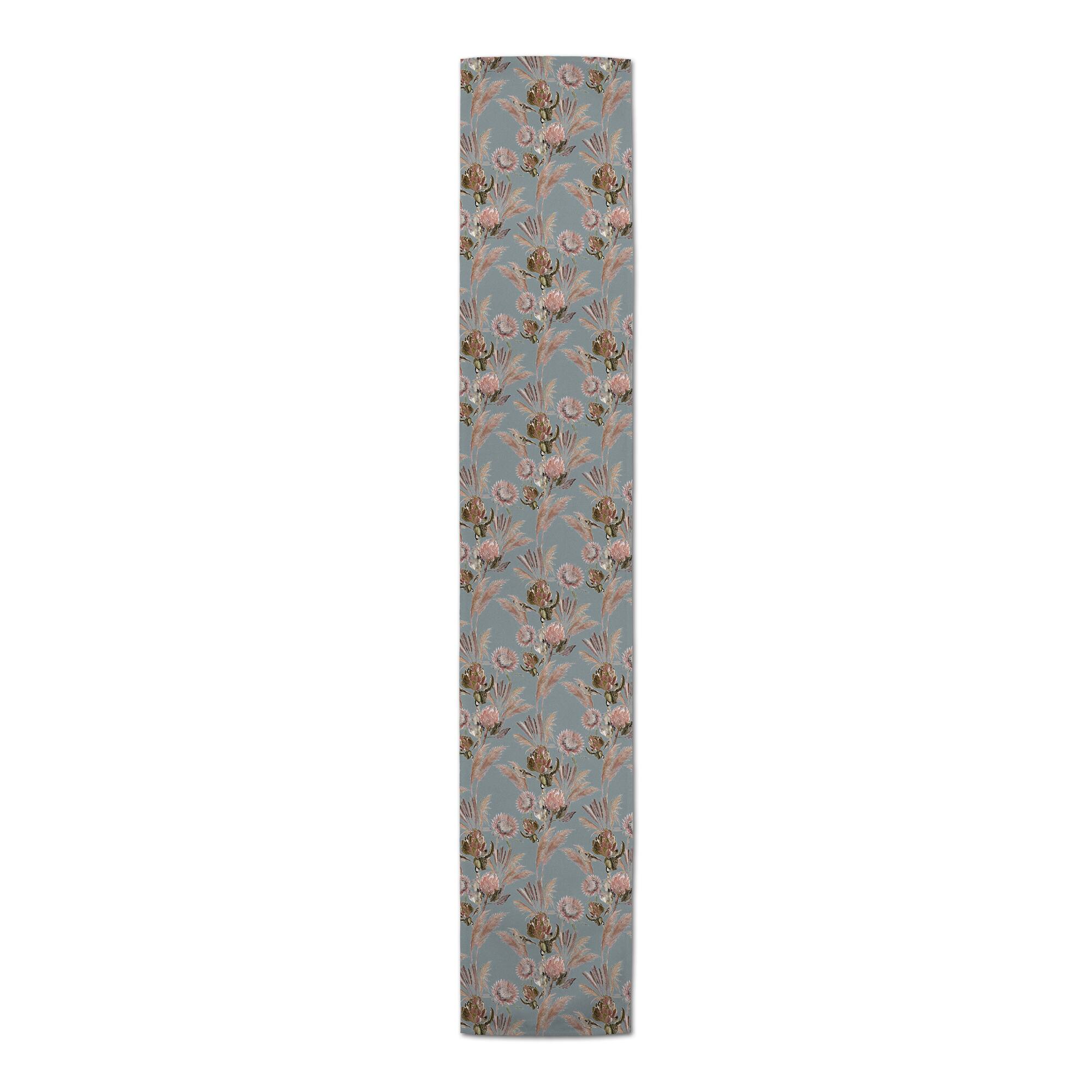 72" Protea Blooms Cotton Twill Runner