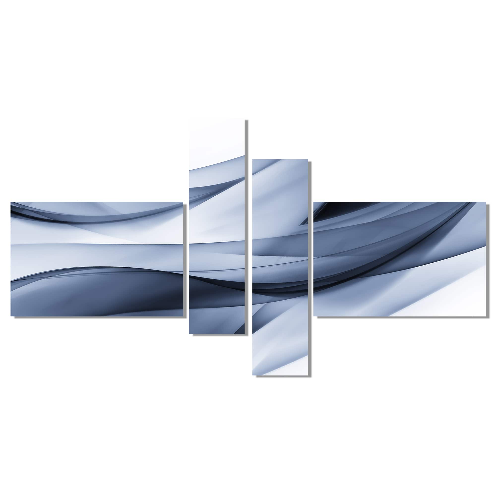 Designart - Glittering Light Blue Pattern