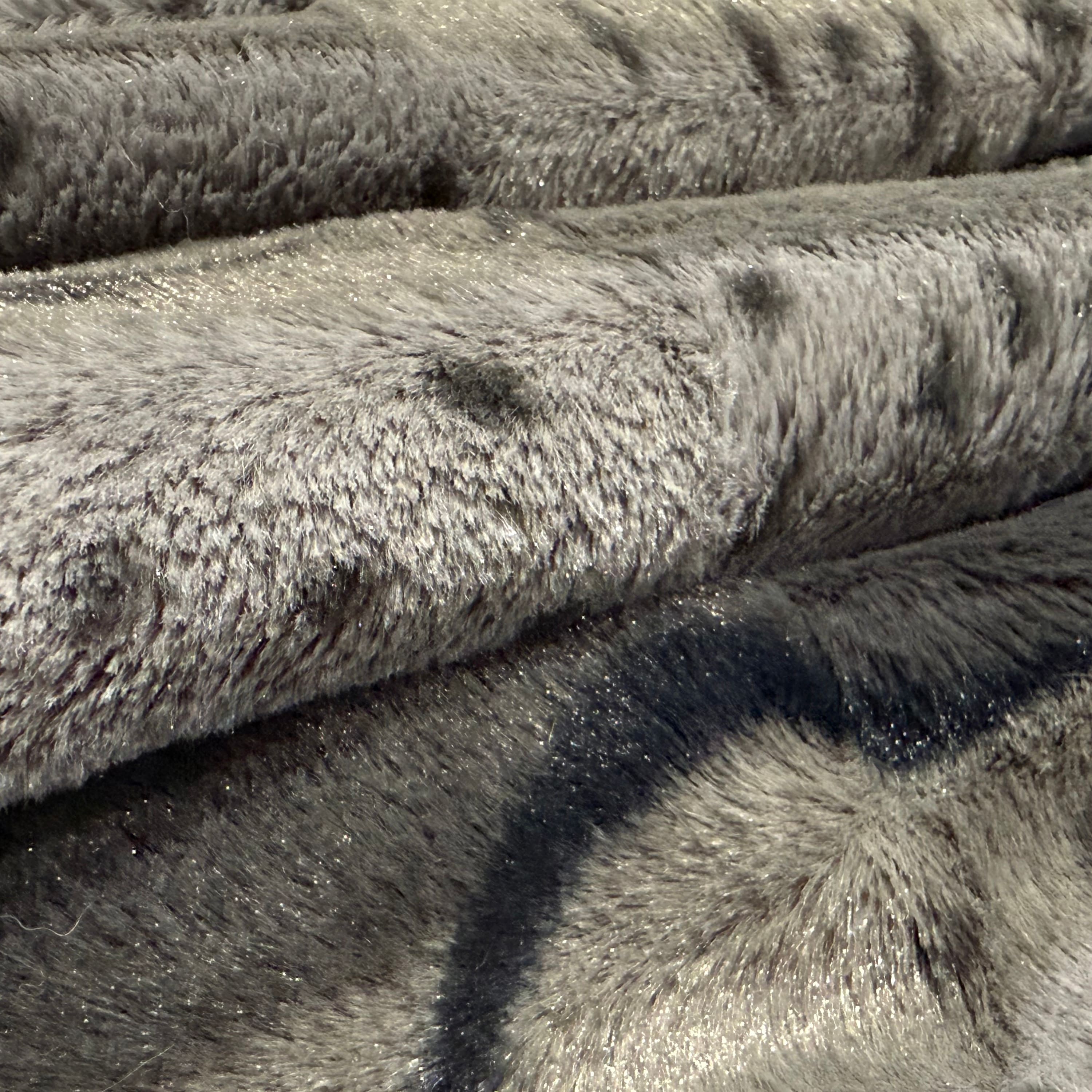 Feldman Exotic Gray Safari Faux Fur Fabric