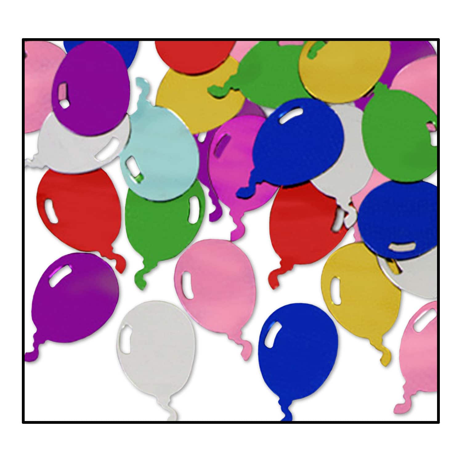 Beistle 1oz. Multicolor Fanci-Fetti Balloons, 3ct.