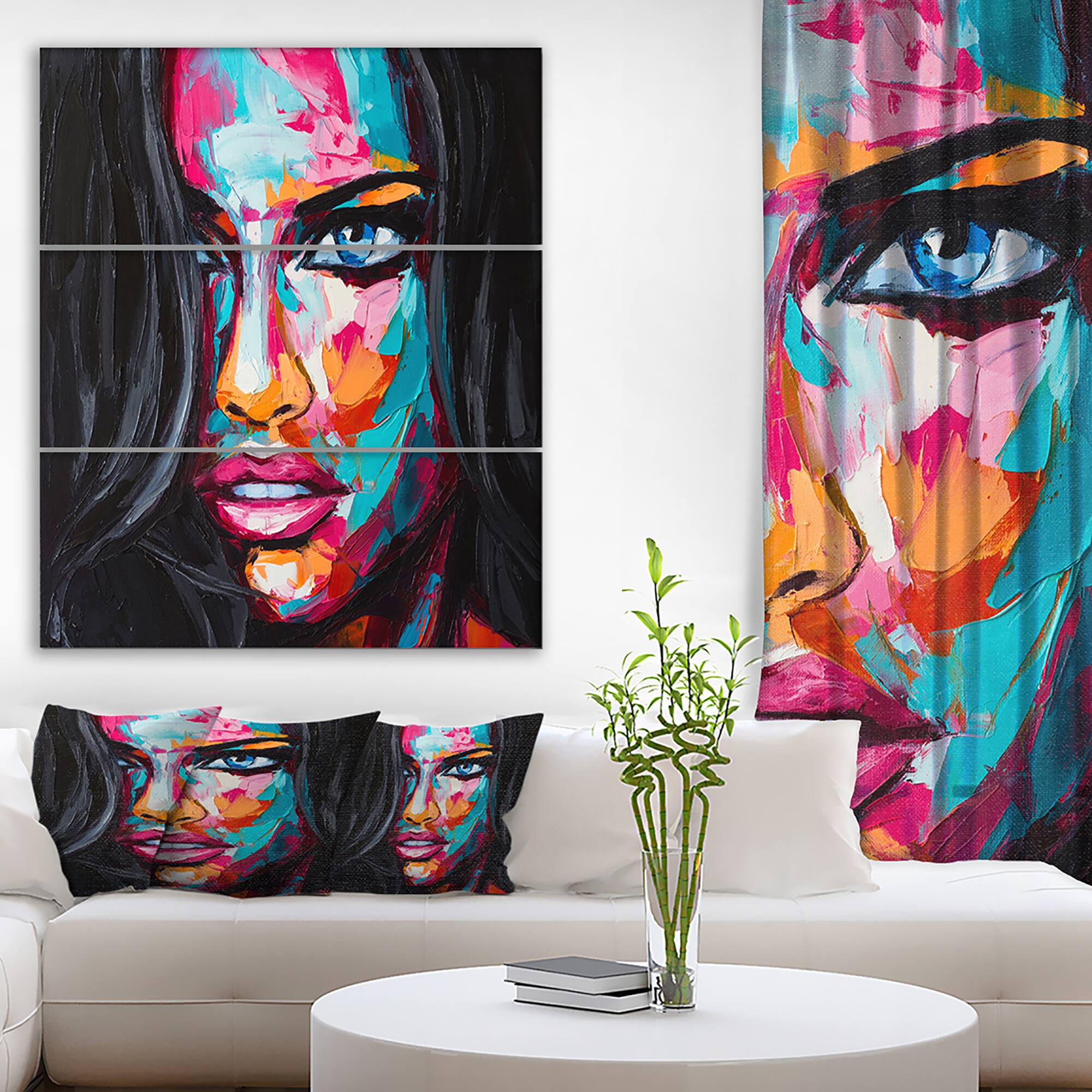 Designart - Fantasy Woman Oil portrait