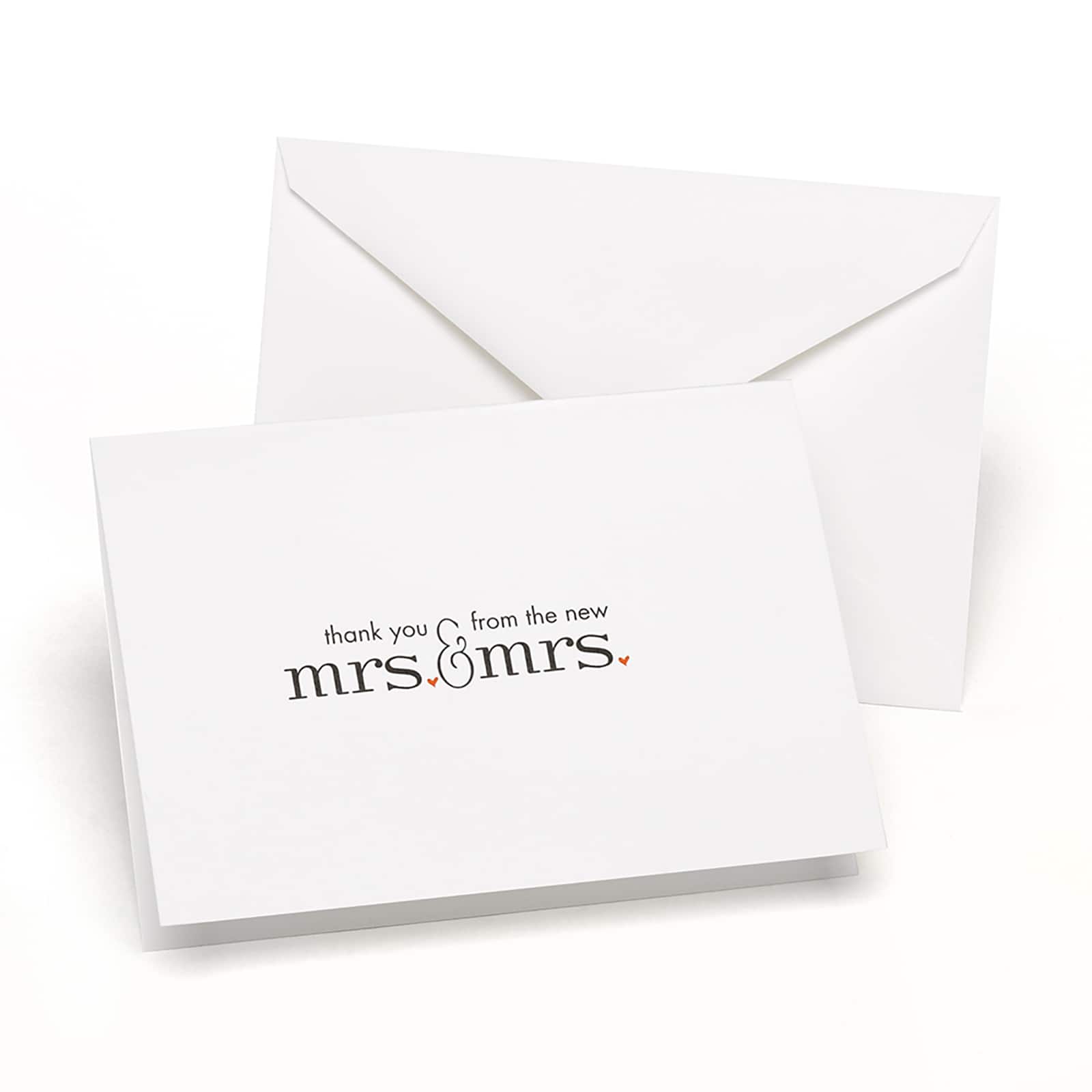 Hortense B. Hewitt Co. Thank You Cards, New Mrs. & Mrs.