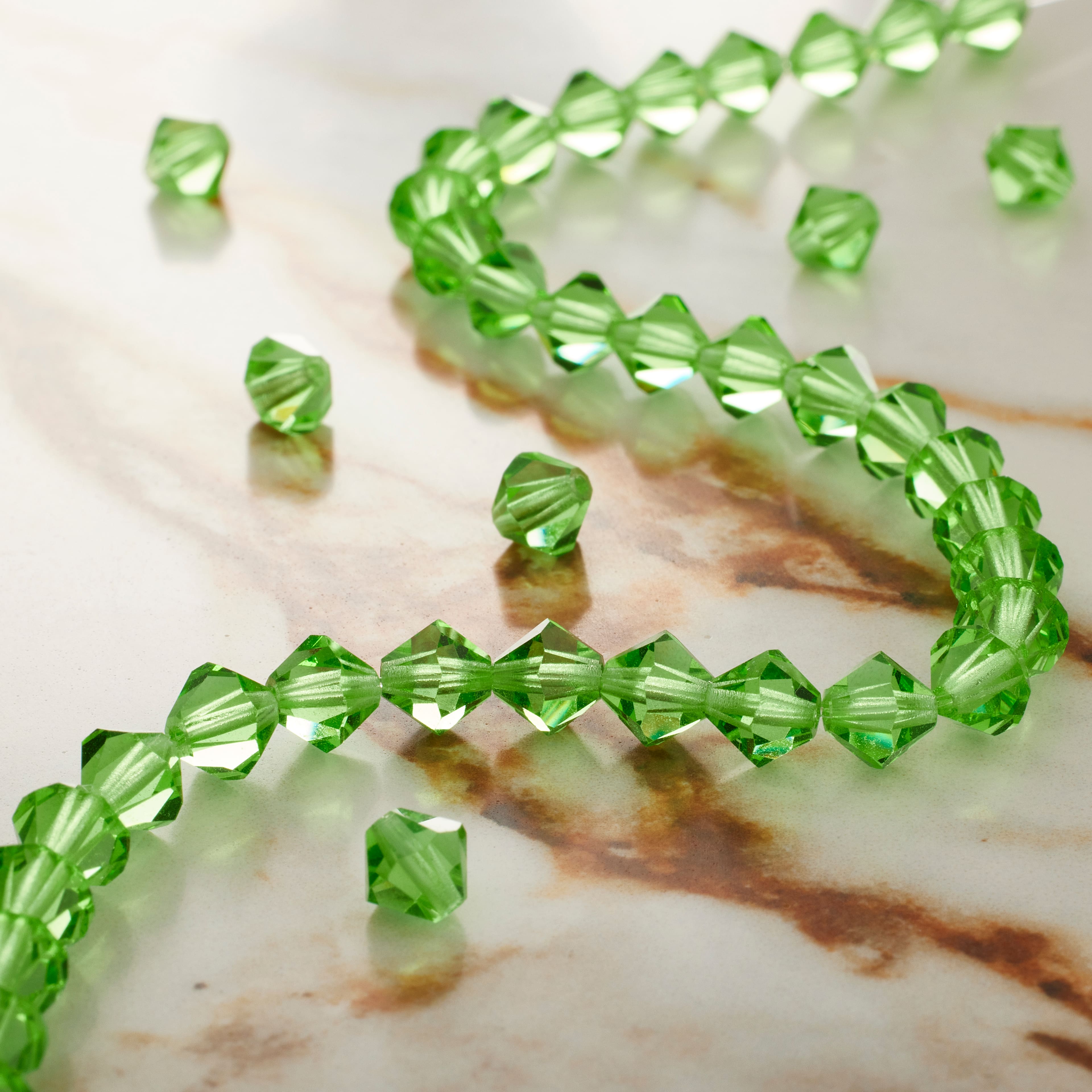 12 Pack: Preciosa Glass Crystal Bicone Beads, 6mm by Bead Landing™