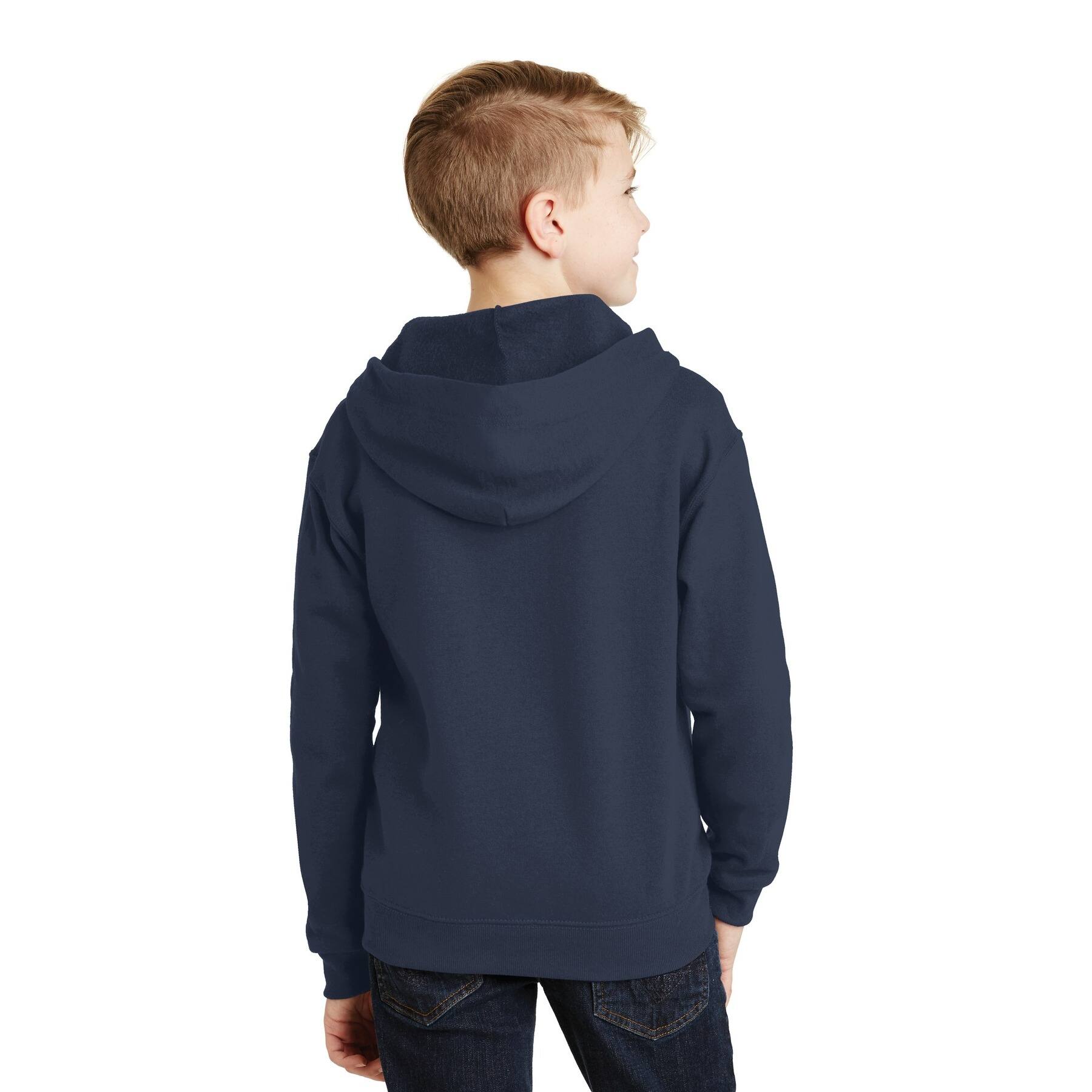 JERZEES® NuBlend® Youth Full-Zip Hooded Sweatshirt
