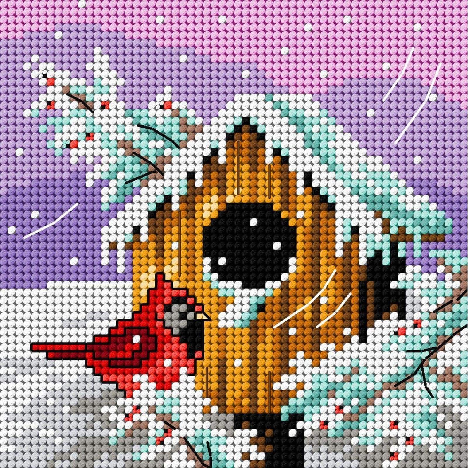 Orchidea Four Seasons - Winter Gobelin Canvas Cross Stitch Kit