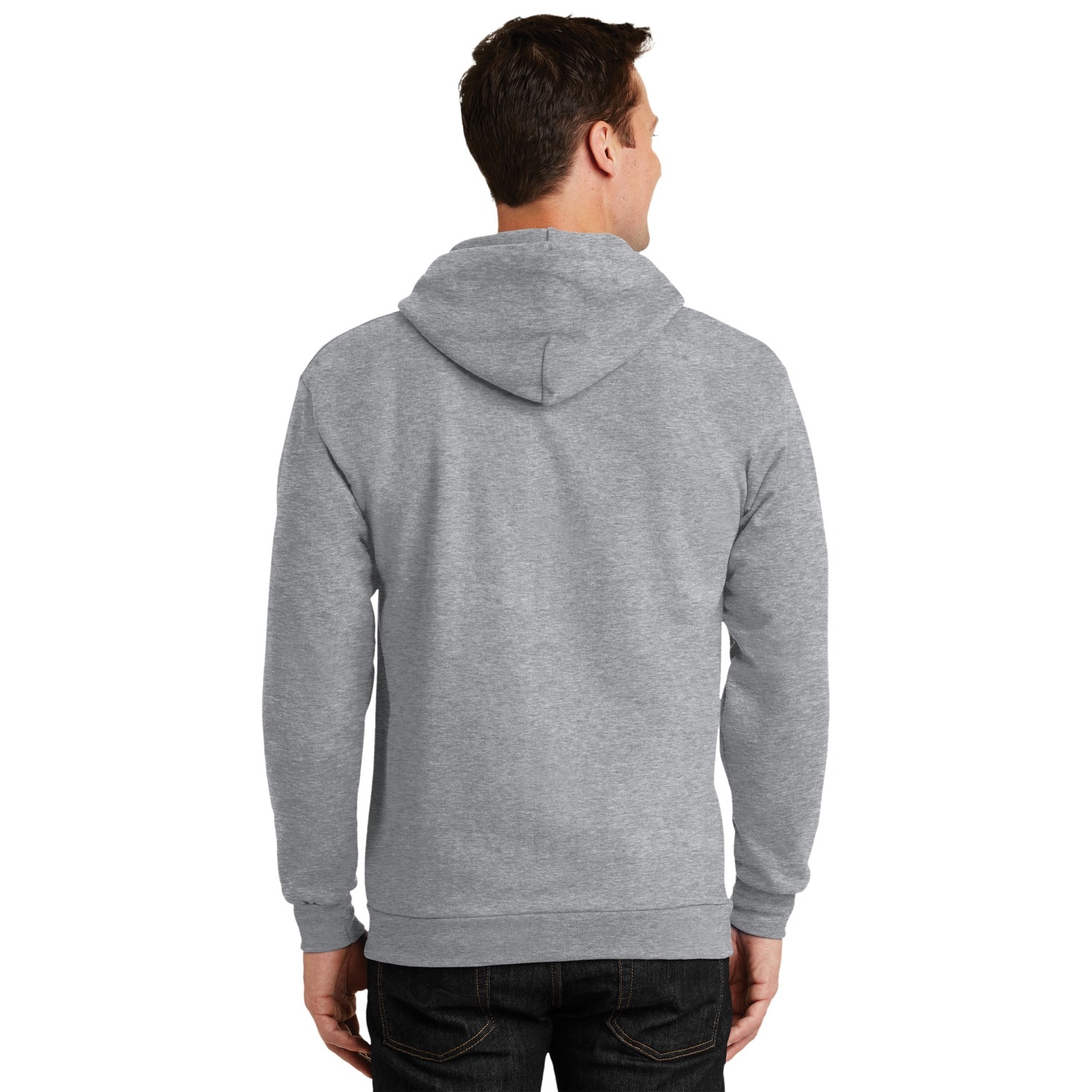 Port & Company® Tall Essential Fleece Full-Zip Hooded Sweatshirt