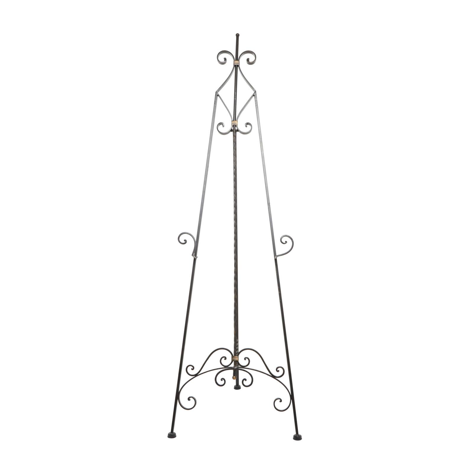 Black Iron Country Cottage Easel, 65" x 21" x 27"