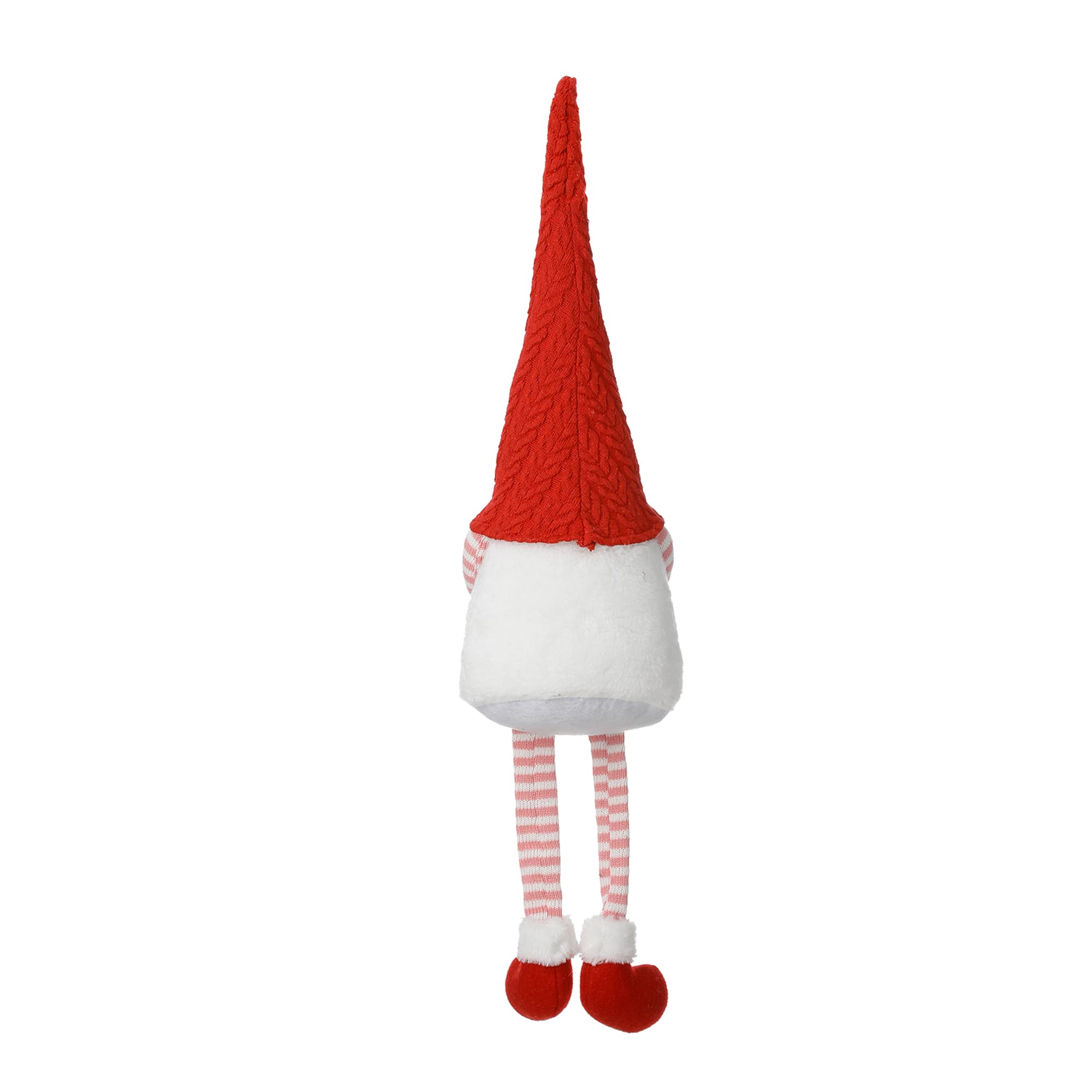 Glitzhome® 28.25" Fabric Valentine's Gnome Shelf Sitter with Dangling Legs