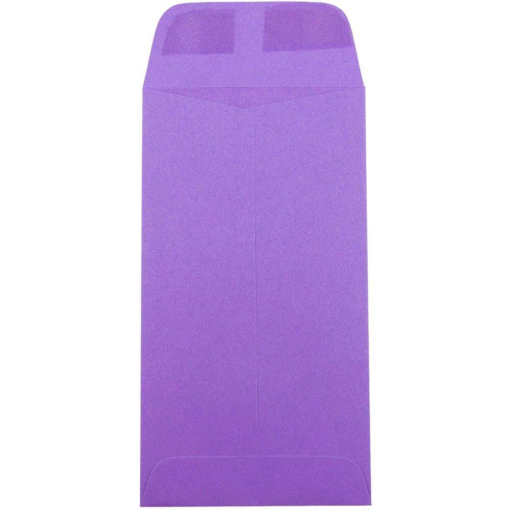 JAM Paper 3.5" x 6.5" Coin Business Envelopes