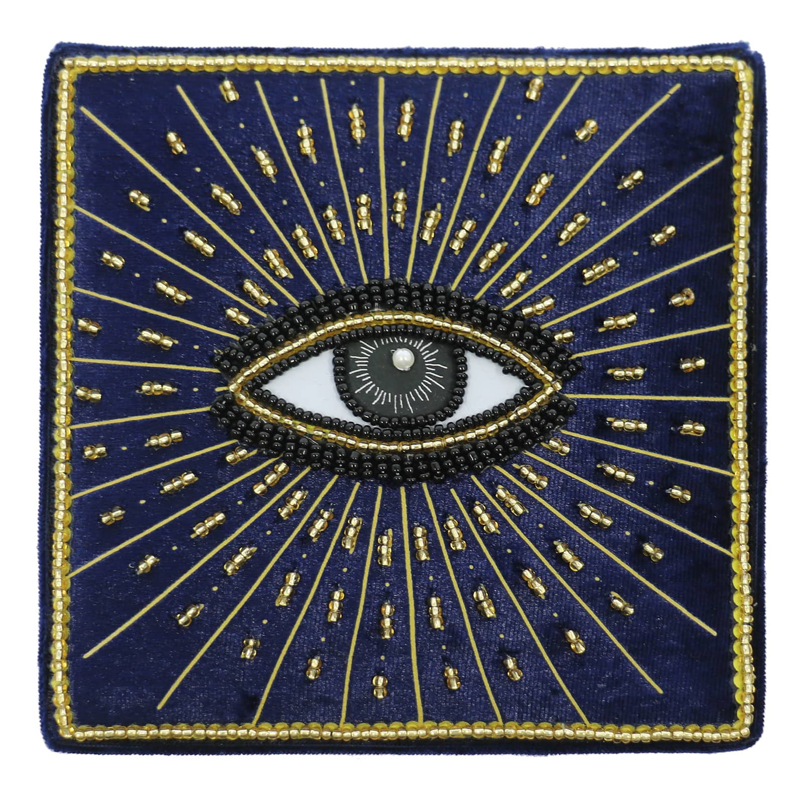 5" Navy Celestial Eye Box Tabletop Décor by Ashland®