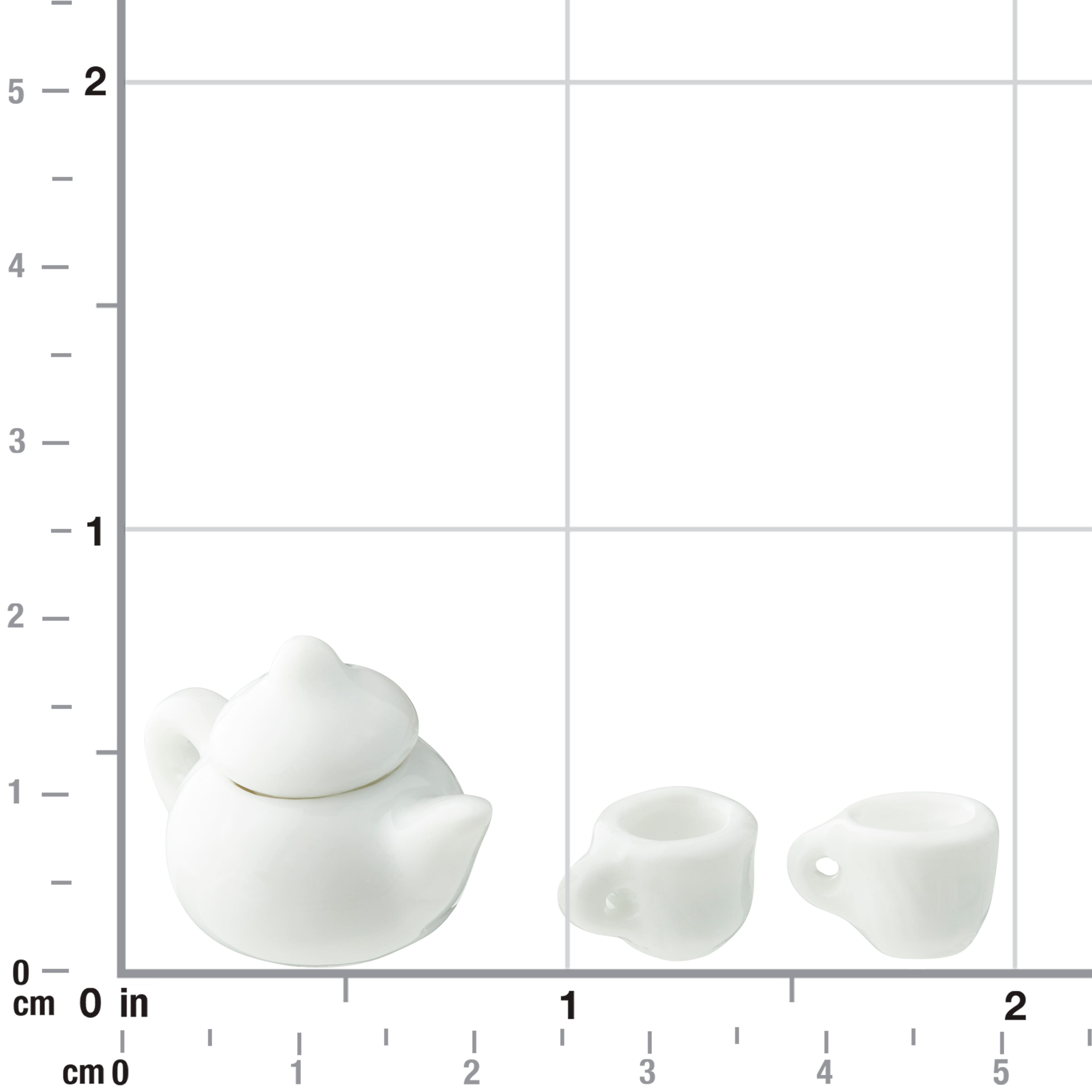12 Pack: Mini White Tea Set by Make Market®