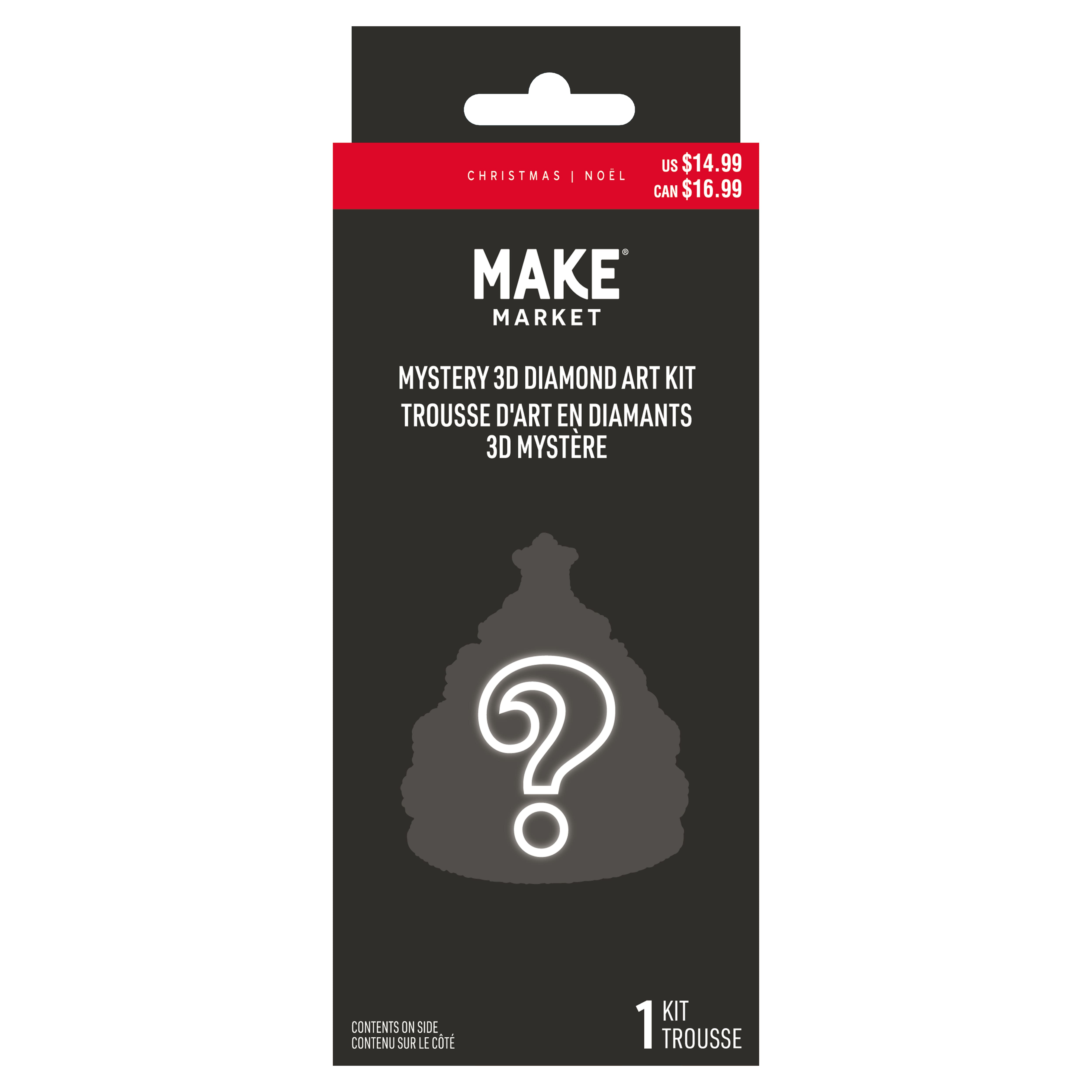 3D Christmas Tree Mystery Diamond Art Kit by Make Market®