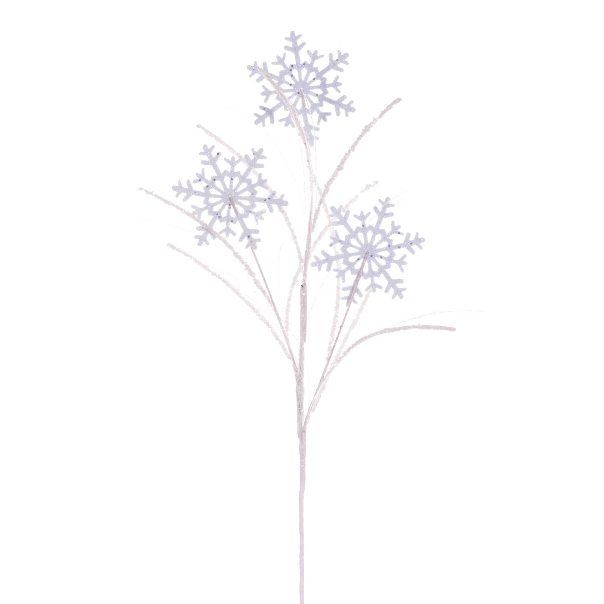 Vickerman 31" White Snowflake Glitter Sprays, 6ct.