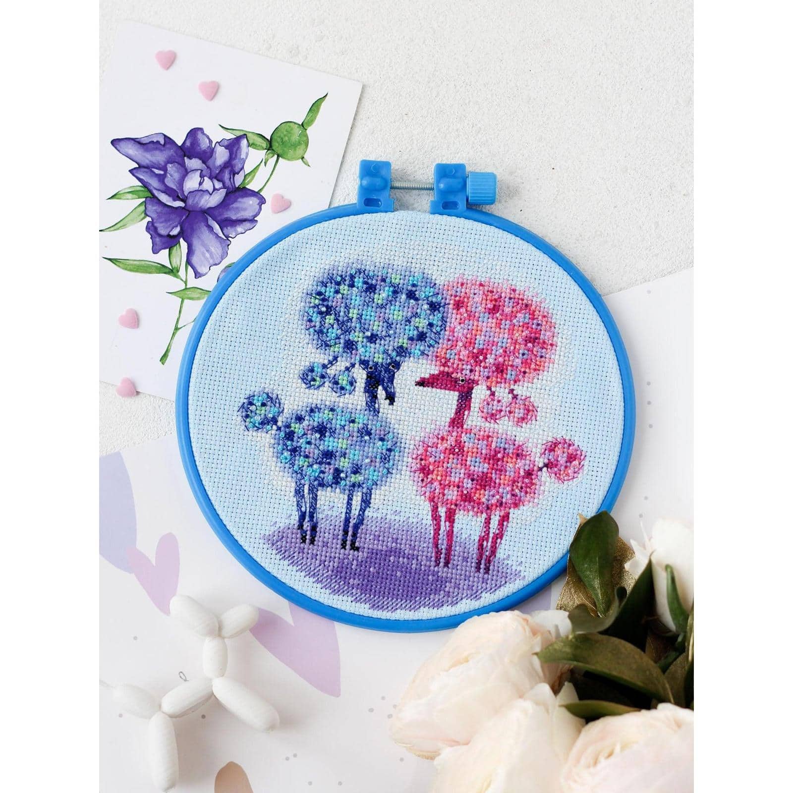 Abris Art Sweet Couple Cross Stitch Kit
