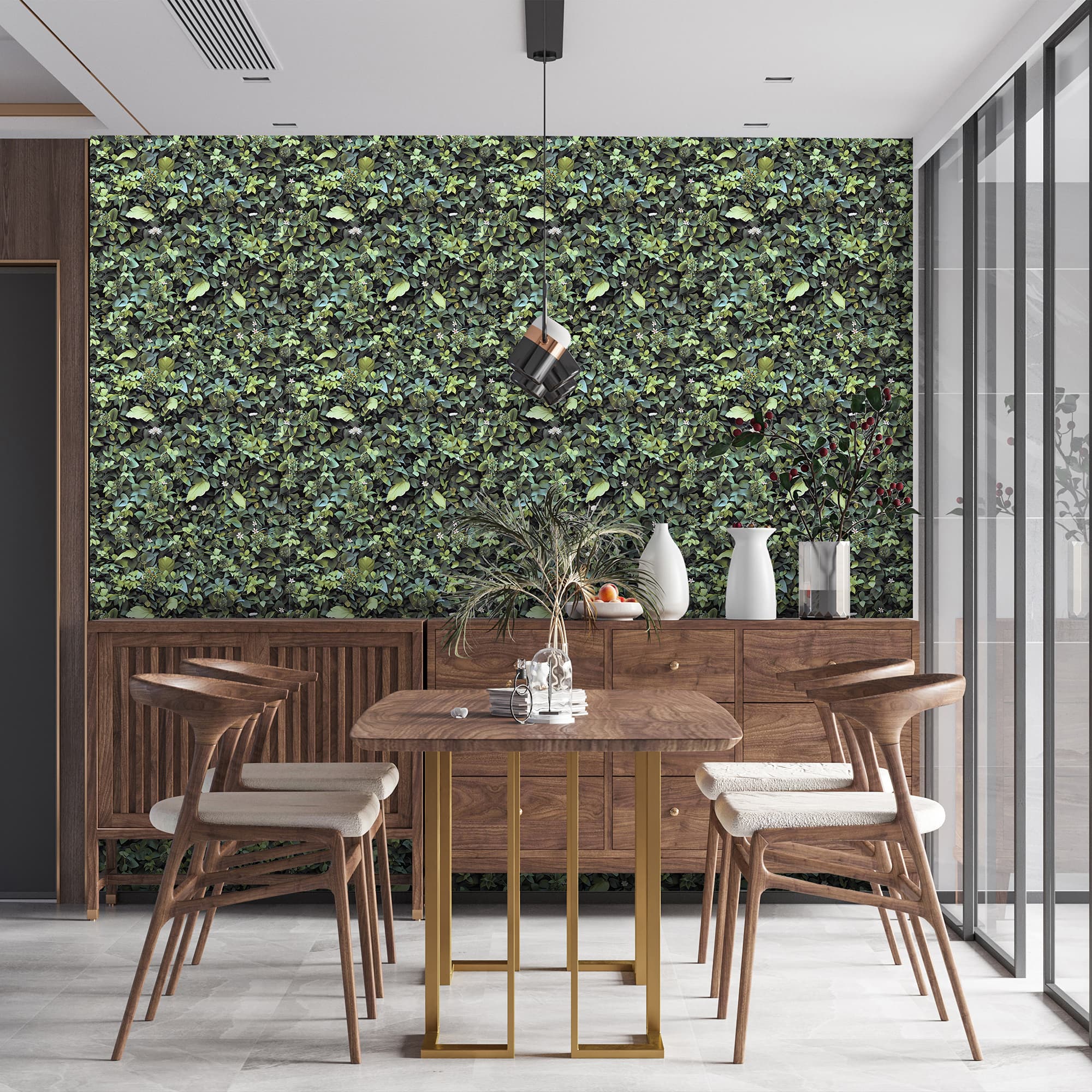 Designs Direct Evergreen Living Wall Wallpaper