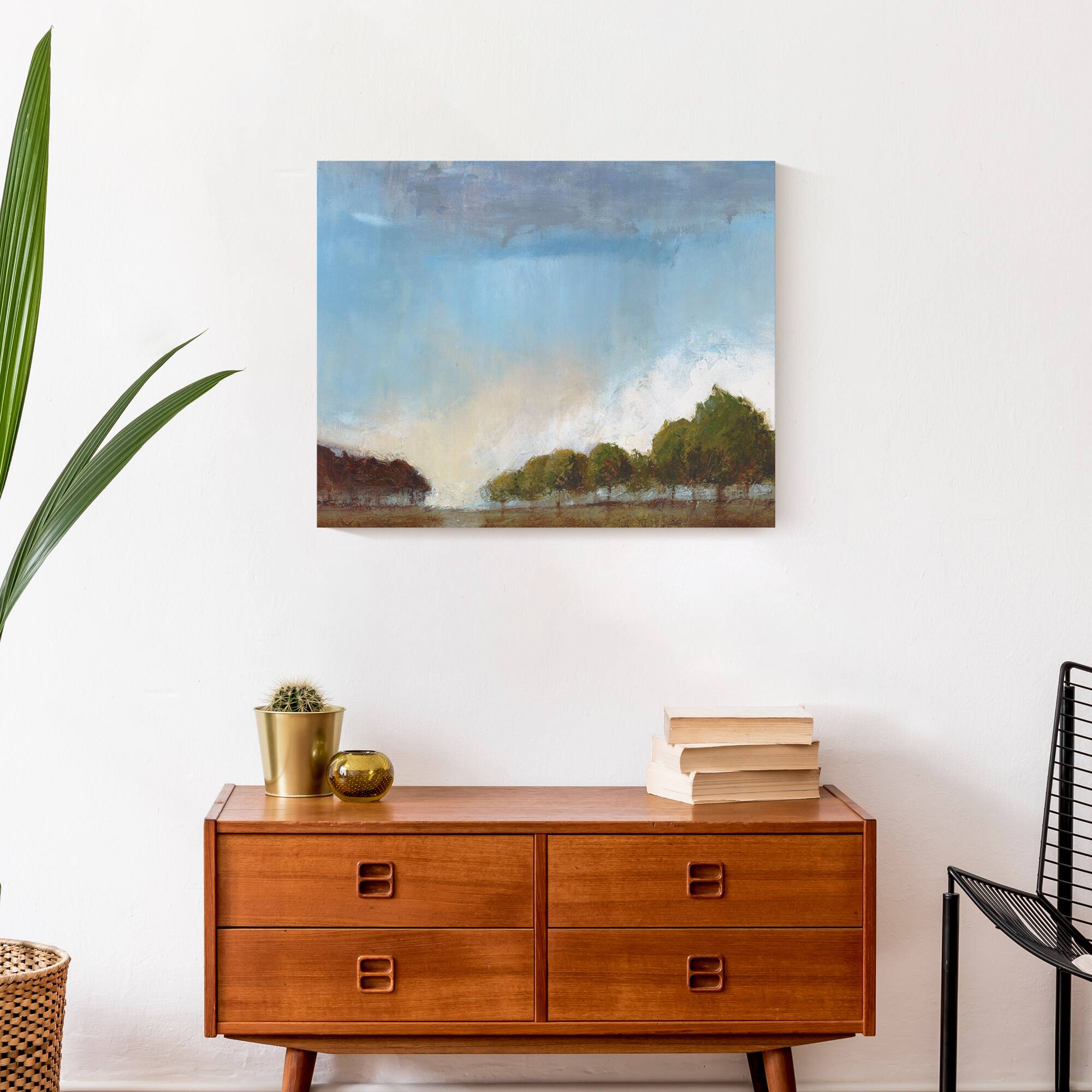 Bright Treeline 20" x 16" Canvas Wall Art