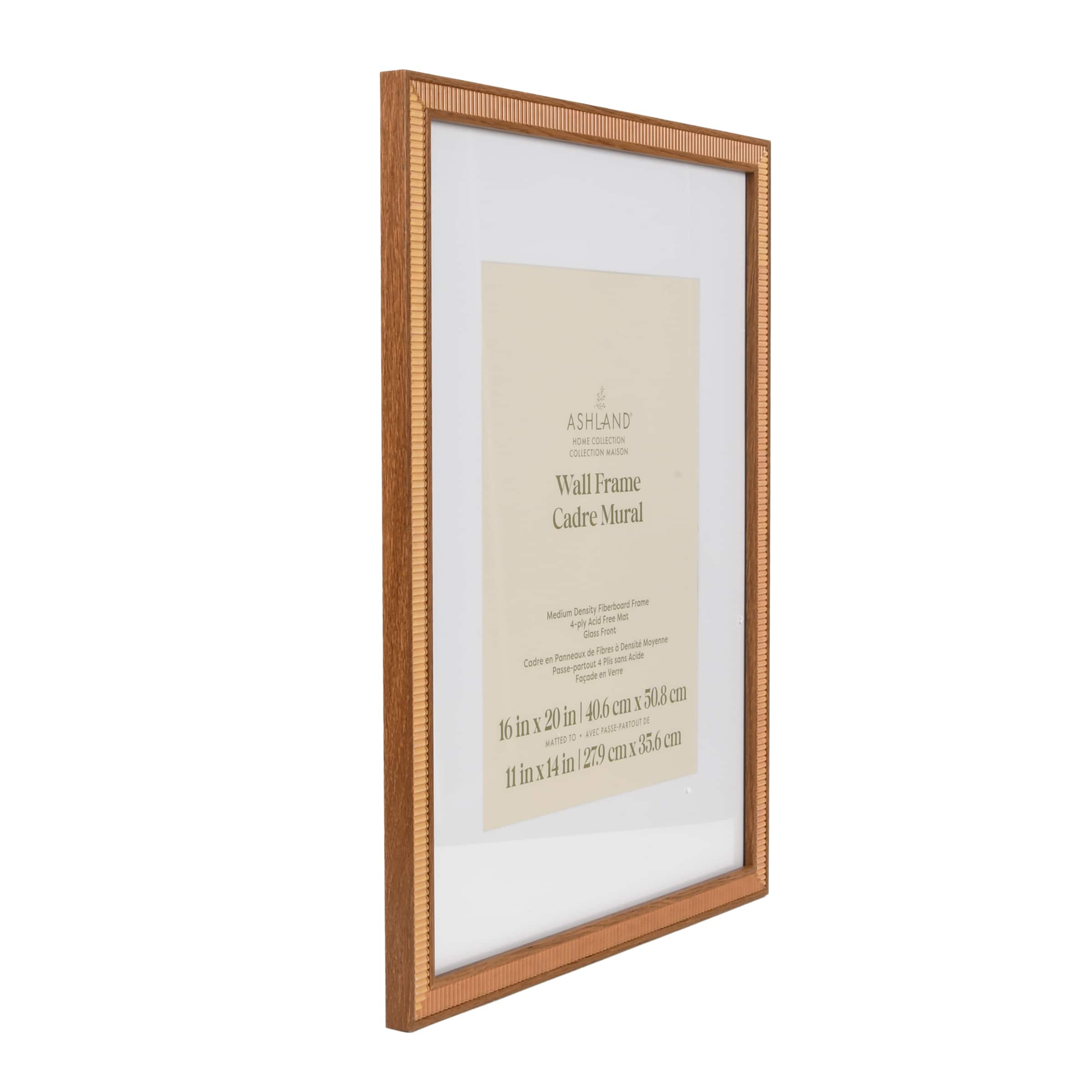 Home Amber & Light Brown Matted Wall Frame by Ashland®