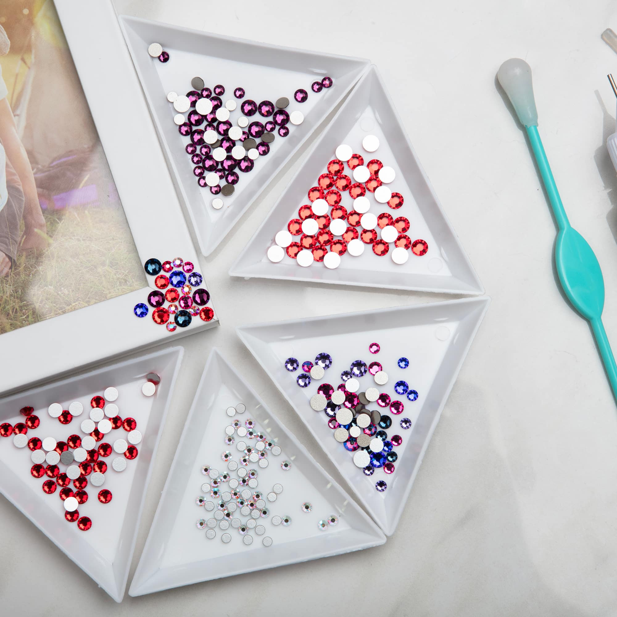 6 Packs: 55 ct. (330 total) SS16 Round Flatback Austrian Crystals by Bead Landing™