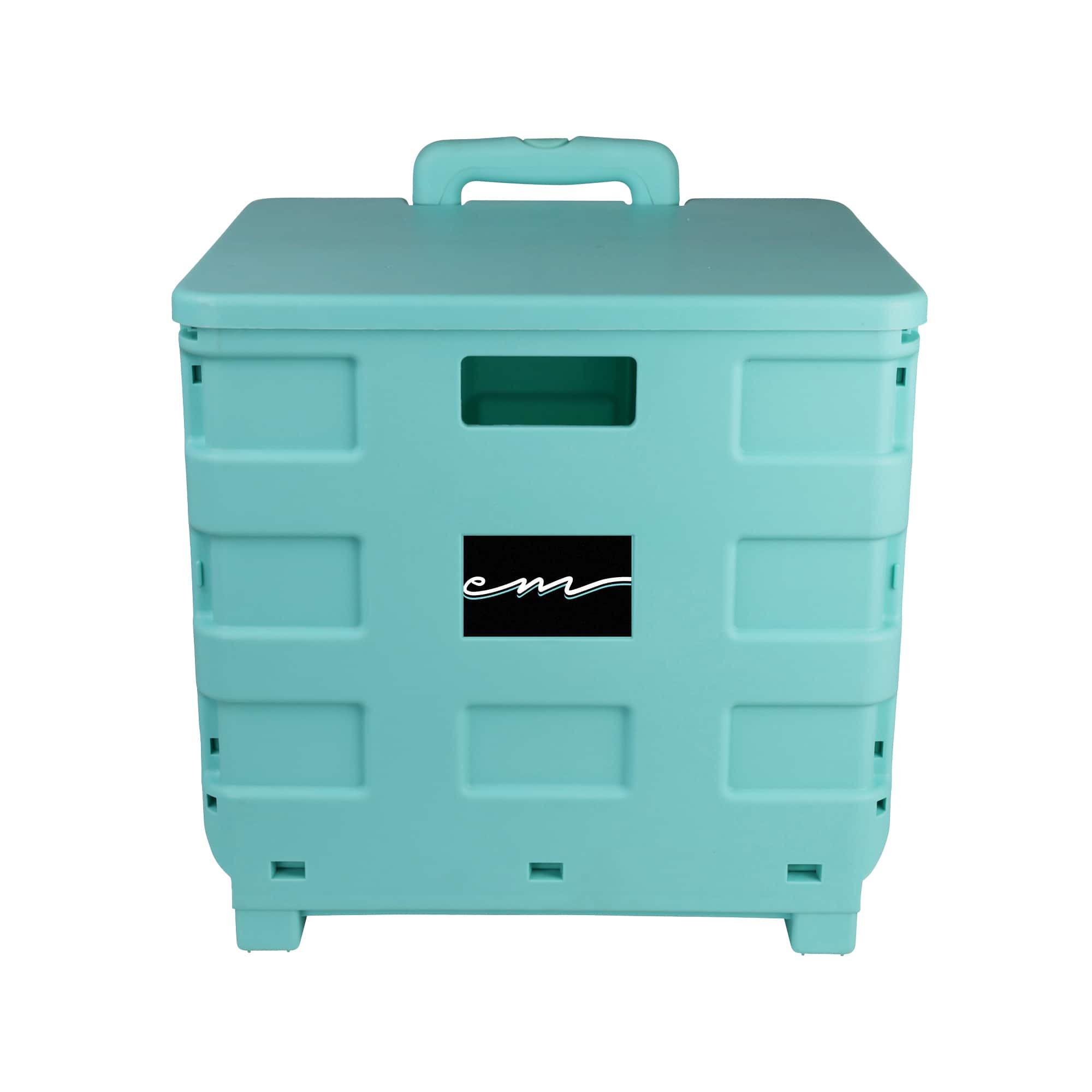 Everything Mary Collapsible Rolling Cart with Lid