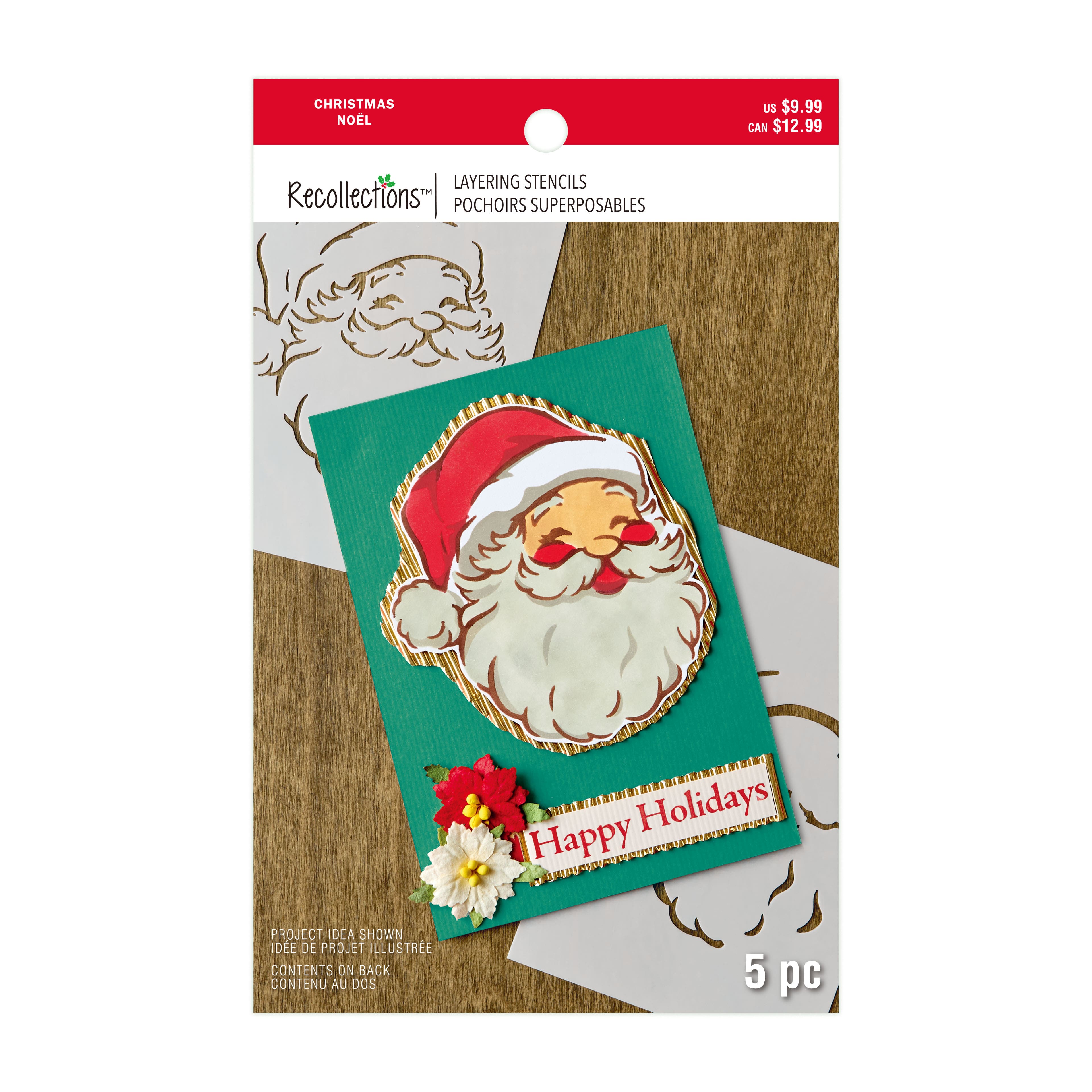 4" x 6" Santa Layering Stencil Set by Recollections™