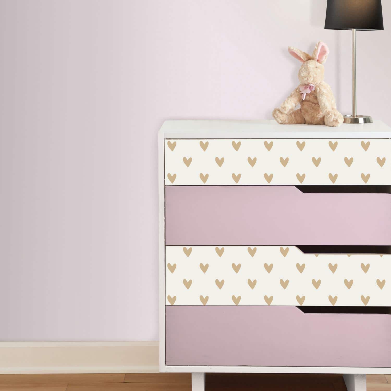 RoomMates Heart Spot Peel & Stick Wallpaper