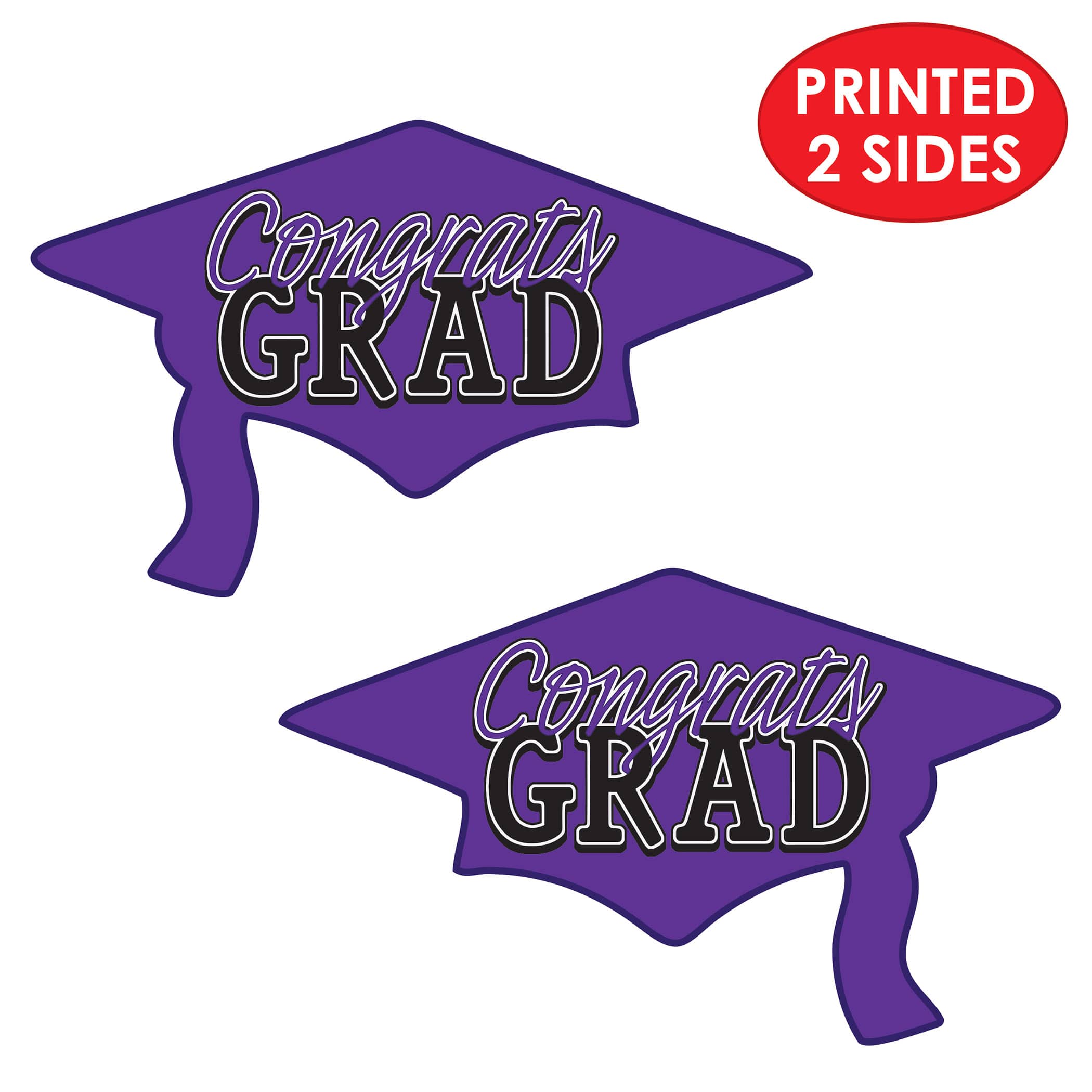 Beistle 22" x 37" Congrats Grad Cutouts