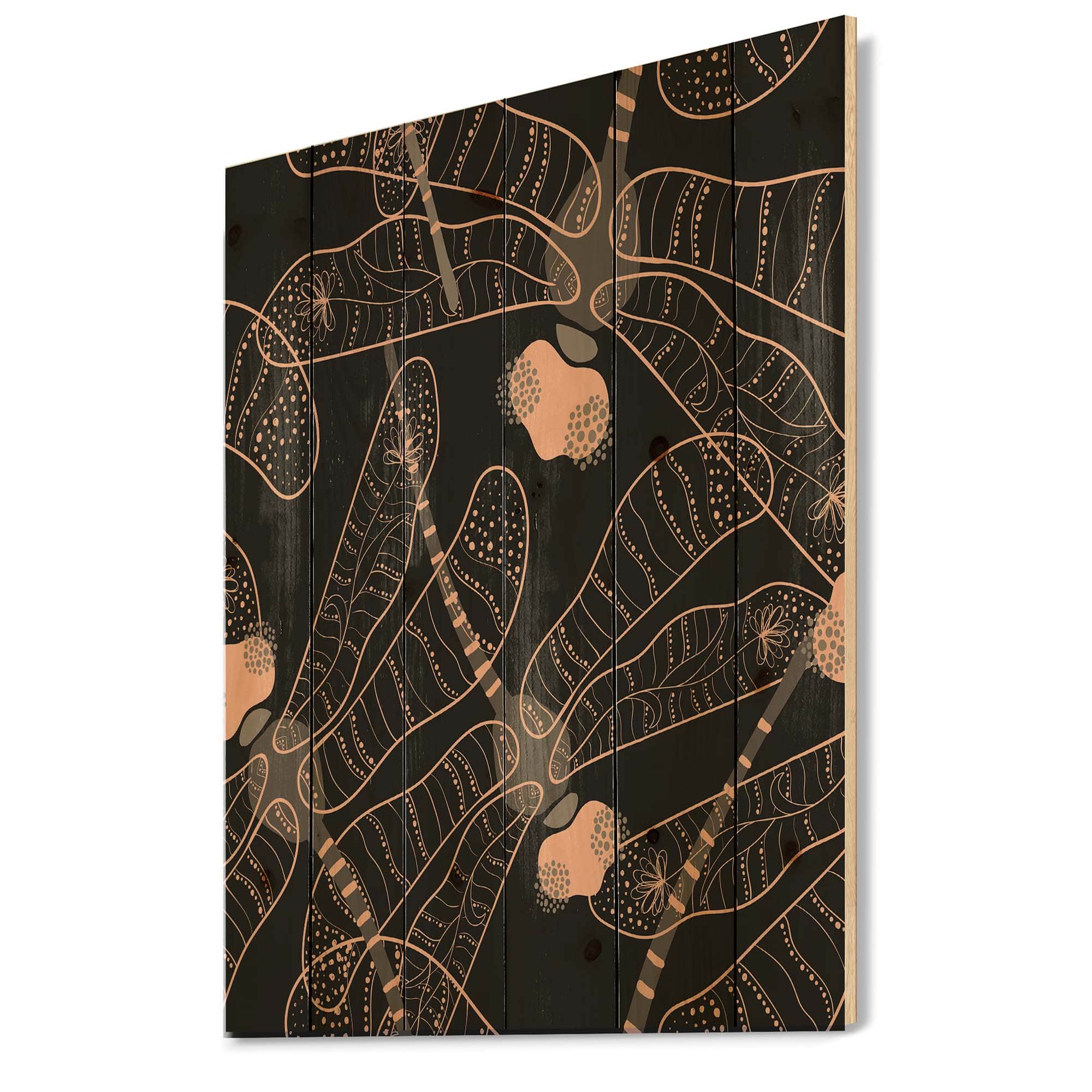 Designart - Folk Art Seamless Pattern With Dragonflies