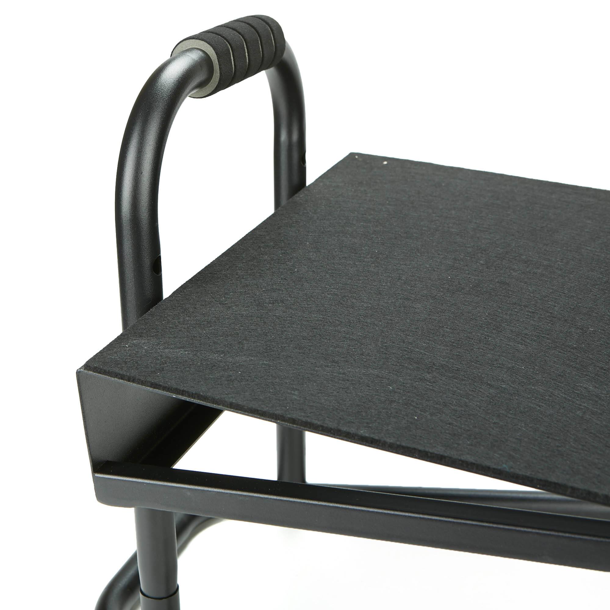 Mind Reader Black Ergonomic Foot Rest