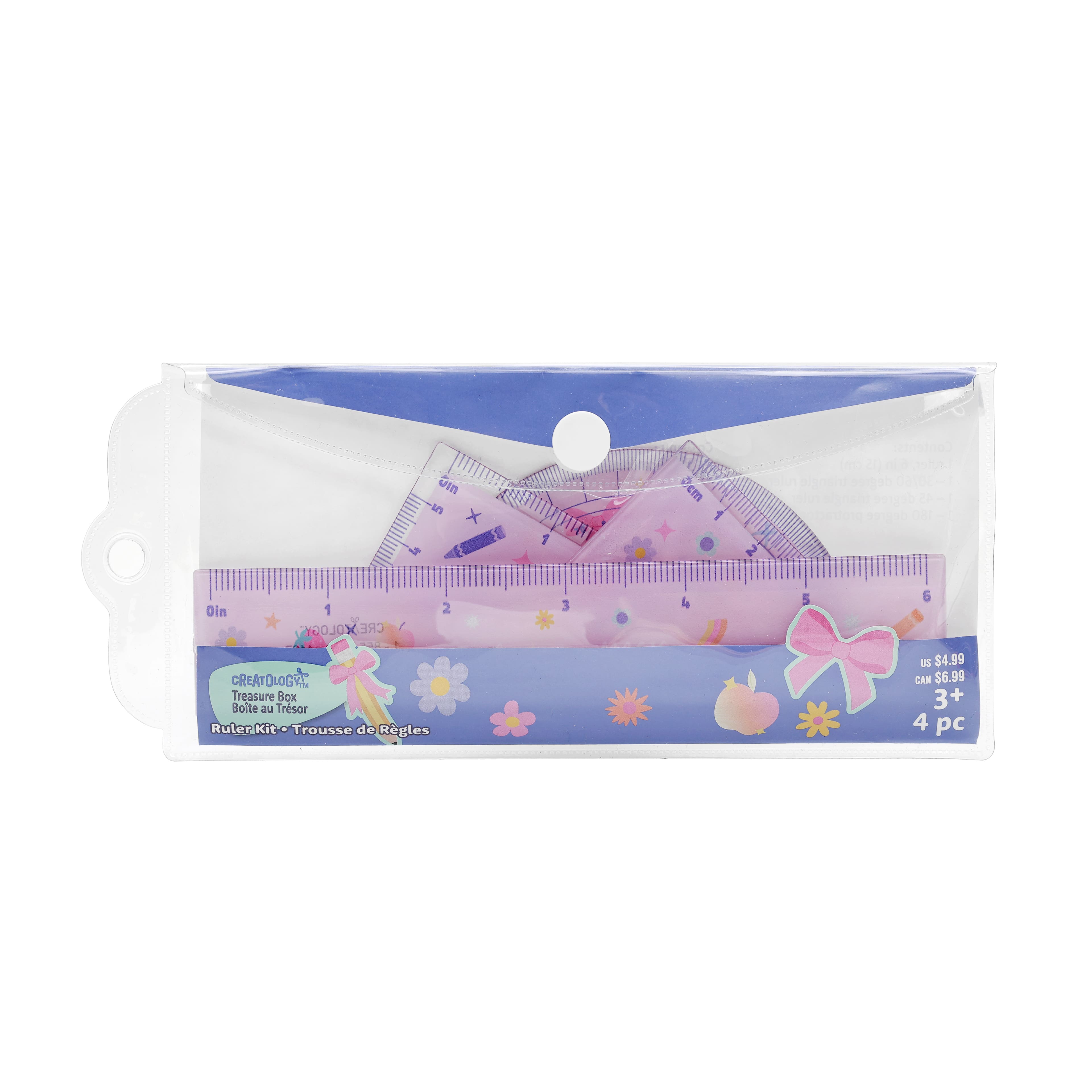 Treasure Box 4-Piece Ruler Kit by Creatology™