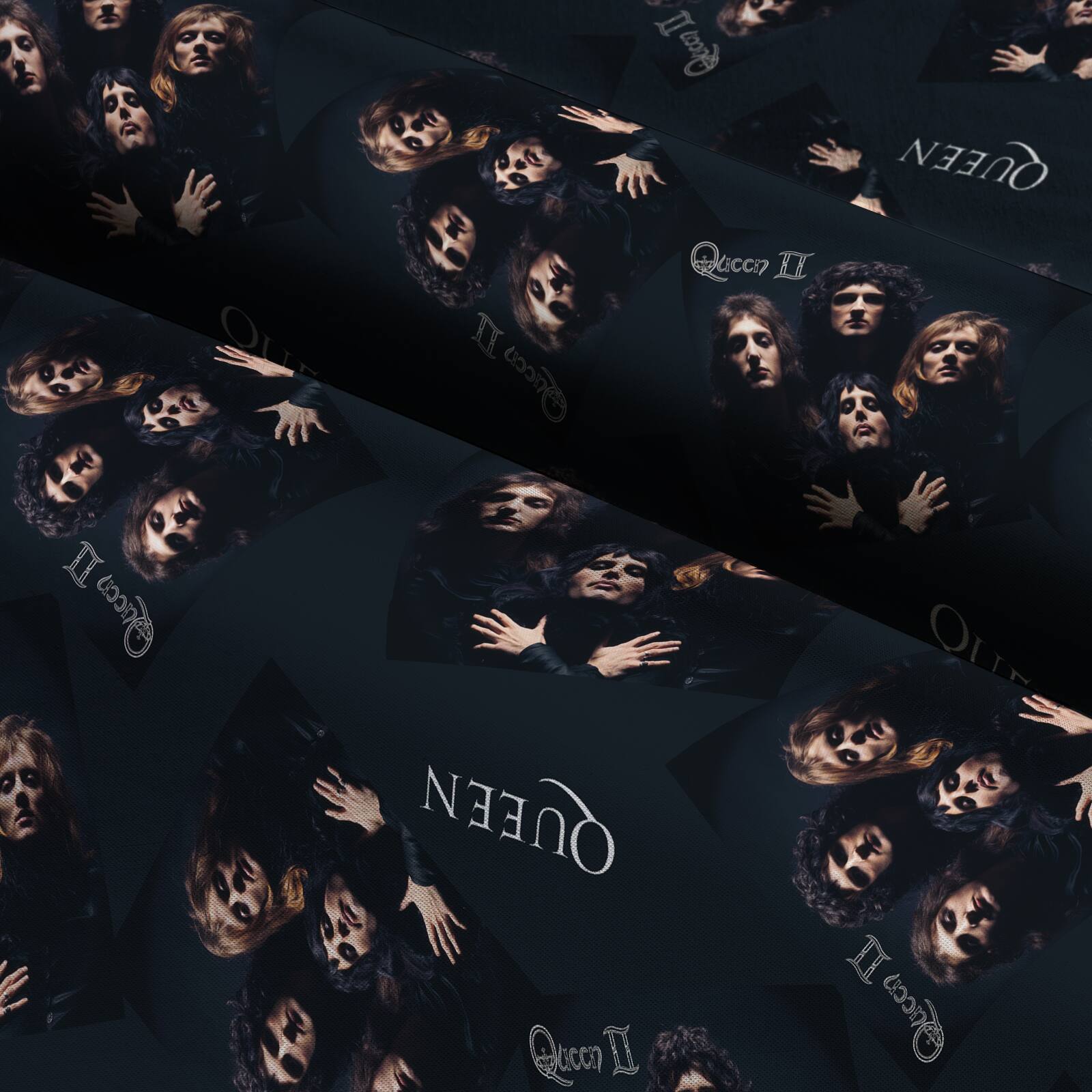 Bravado Packed Queen Faces Fabric
