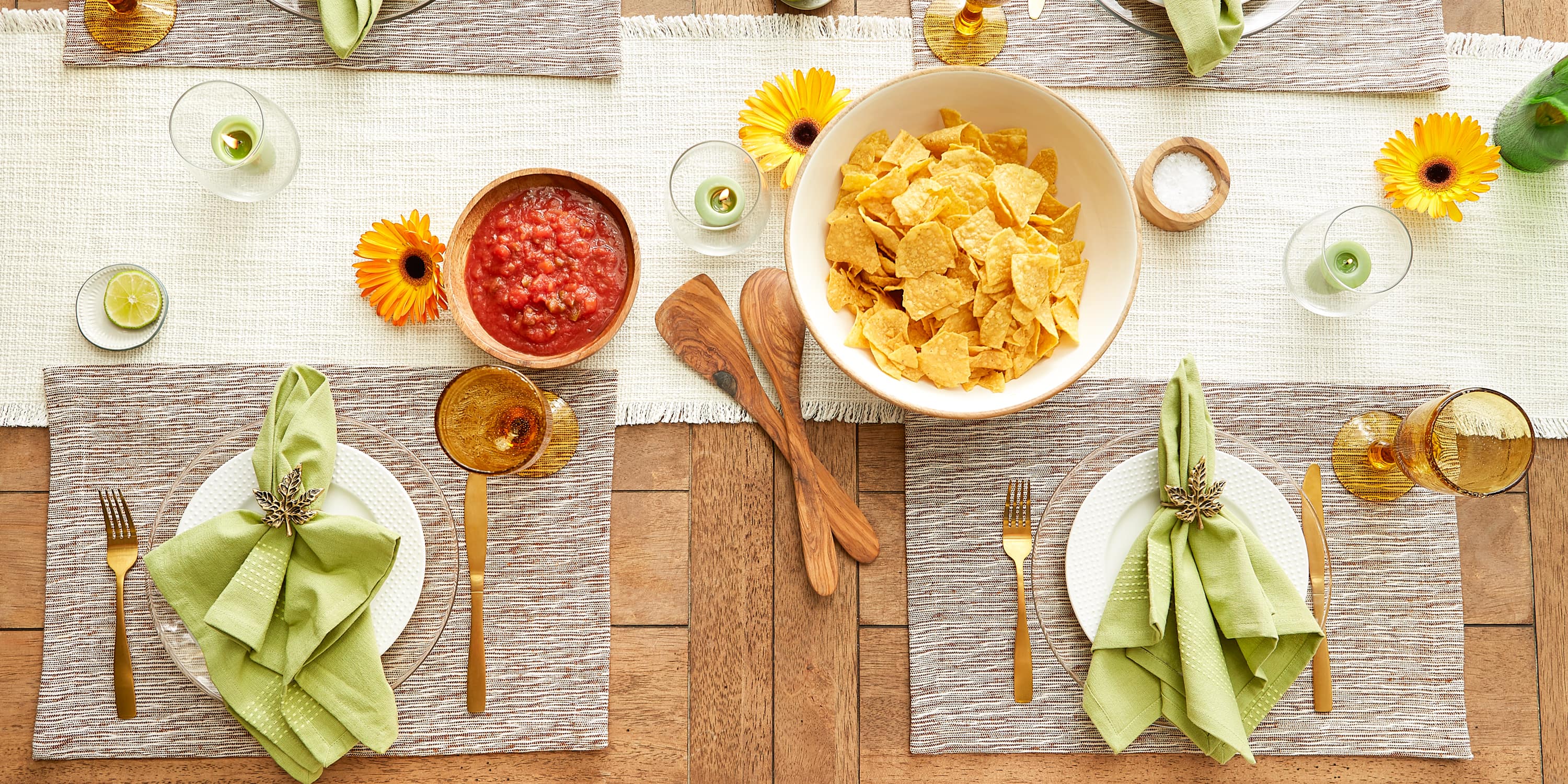 DII® Tonal Recycled Cotton Slubby Rib Placemats, 6ct.