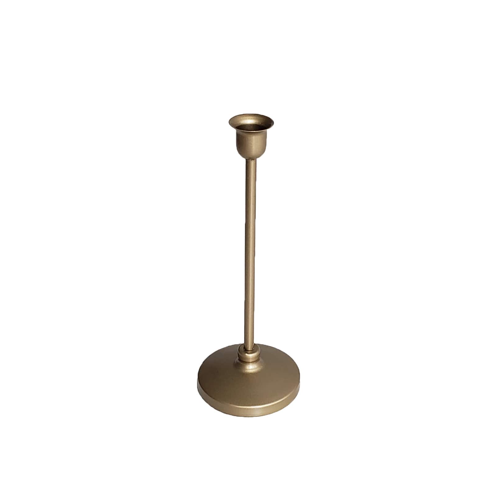 Gold Metal Taper Candle Holder by Ashland