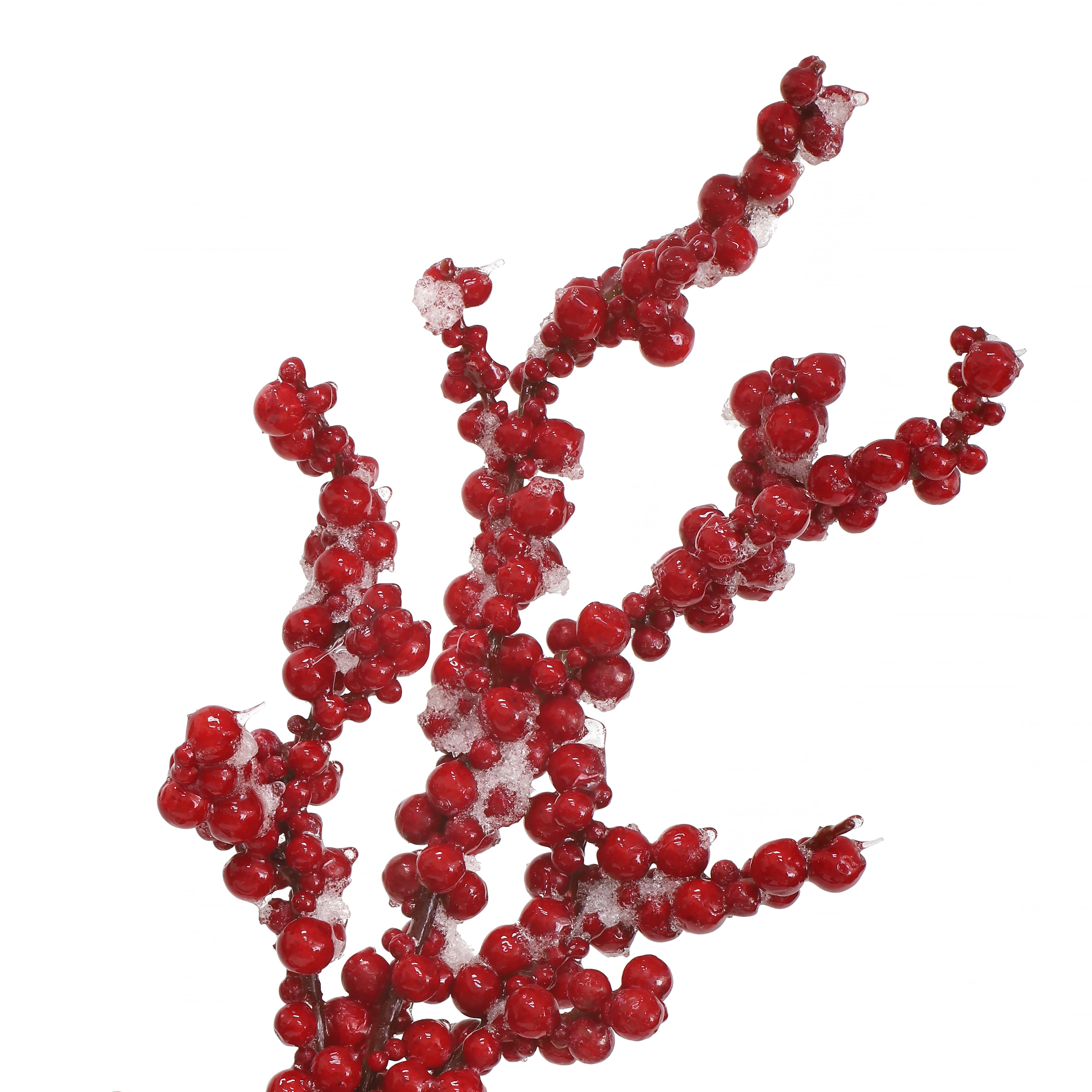 43" Iced Red Berry Real Touch Stem by Ashland®