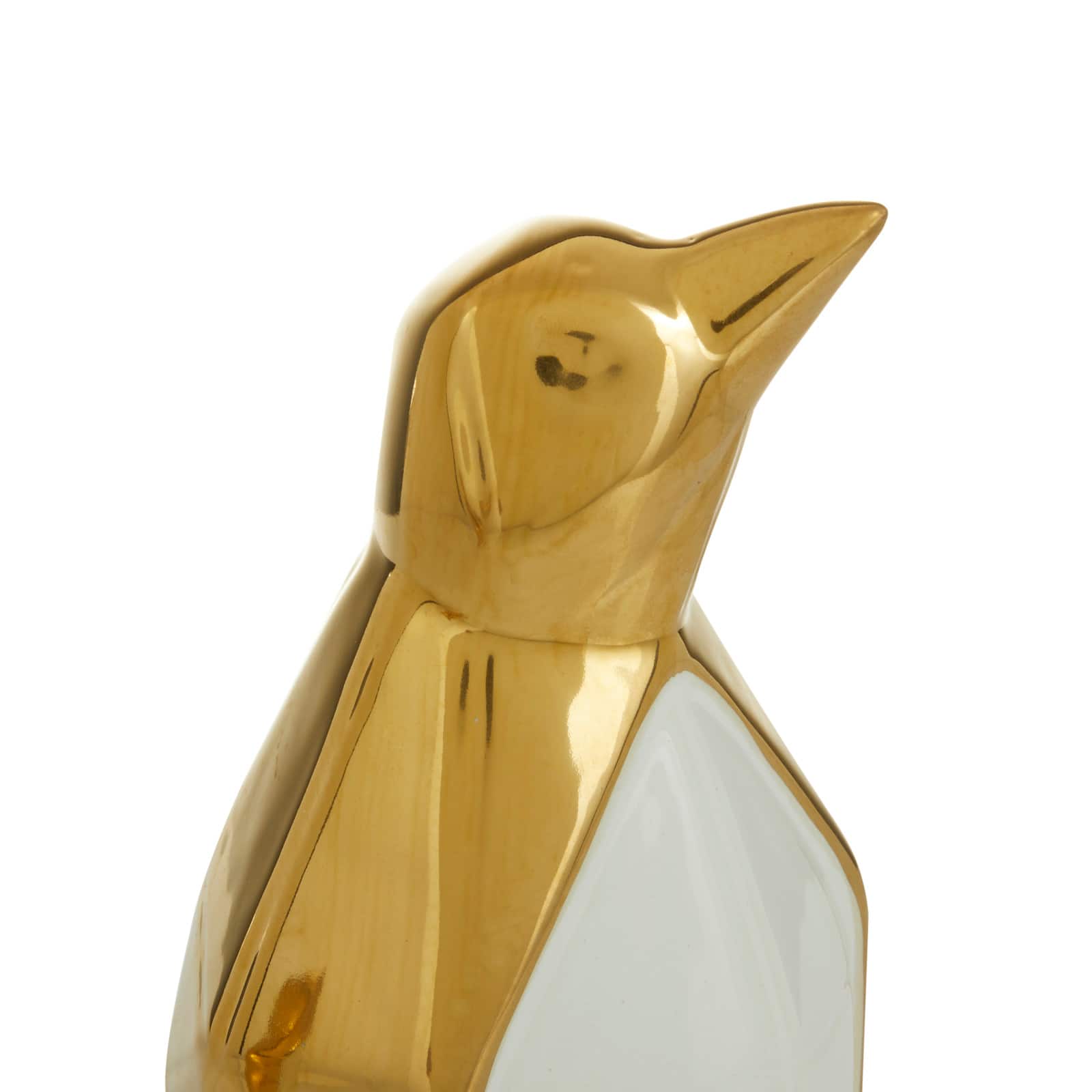 CosmoLiving by Cosmopolitan Gold Porcelain Glam Sculpture, 11" x 9"