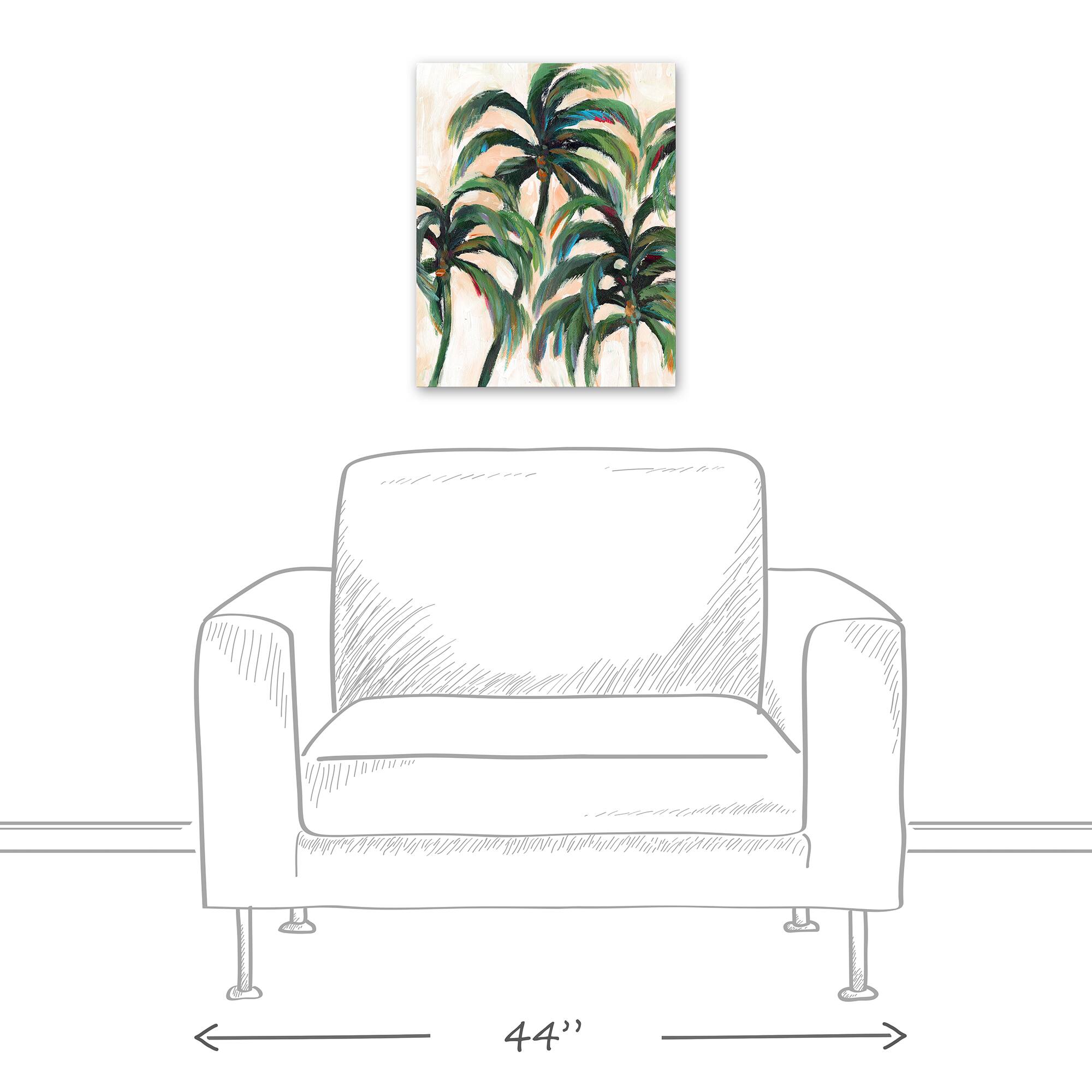 Coconut Trees 16" x 20" Canvas Wall Art