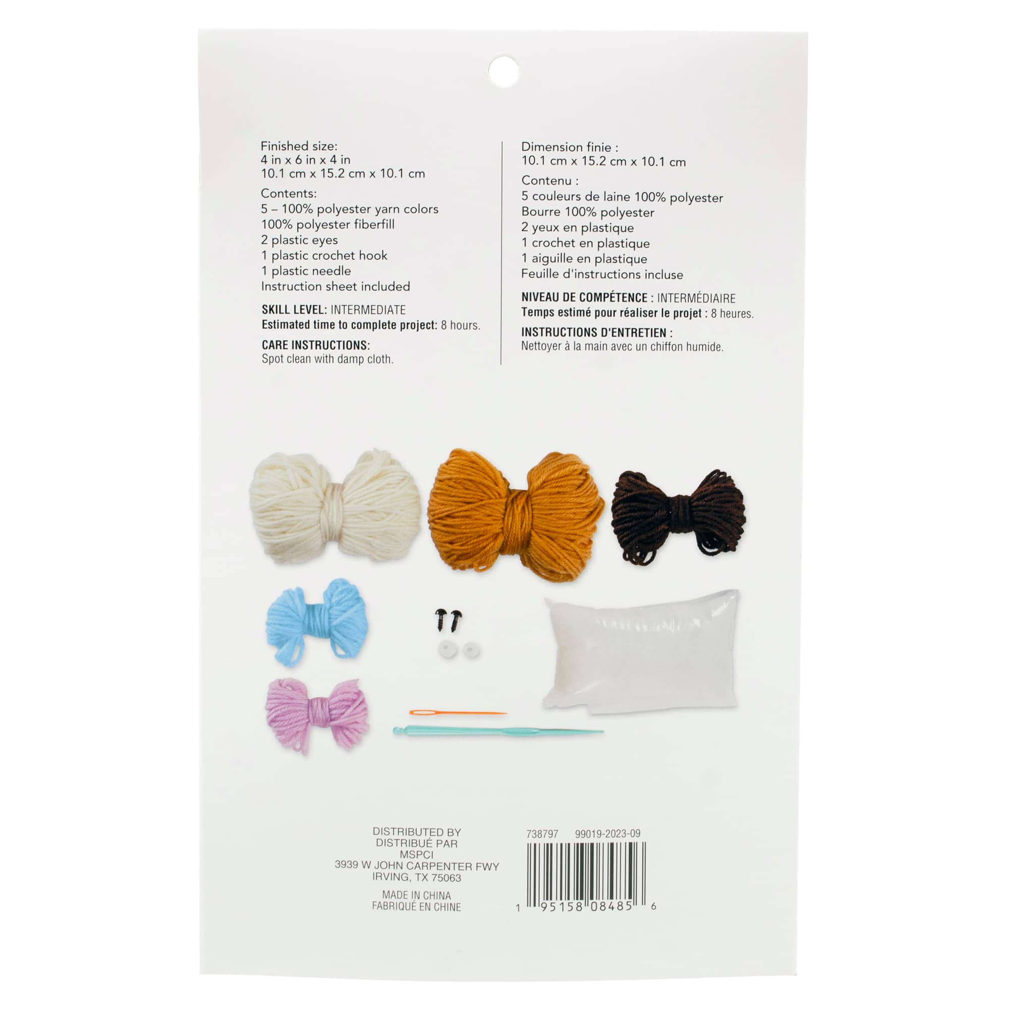 6 Pack: Intermediate Boba Tea Amigurumi Crochet Kit by Loops & Threads®