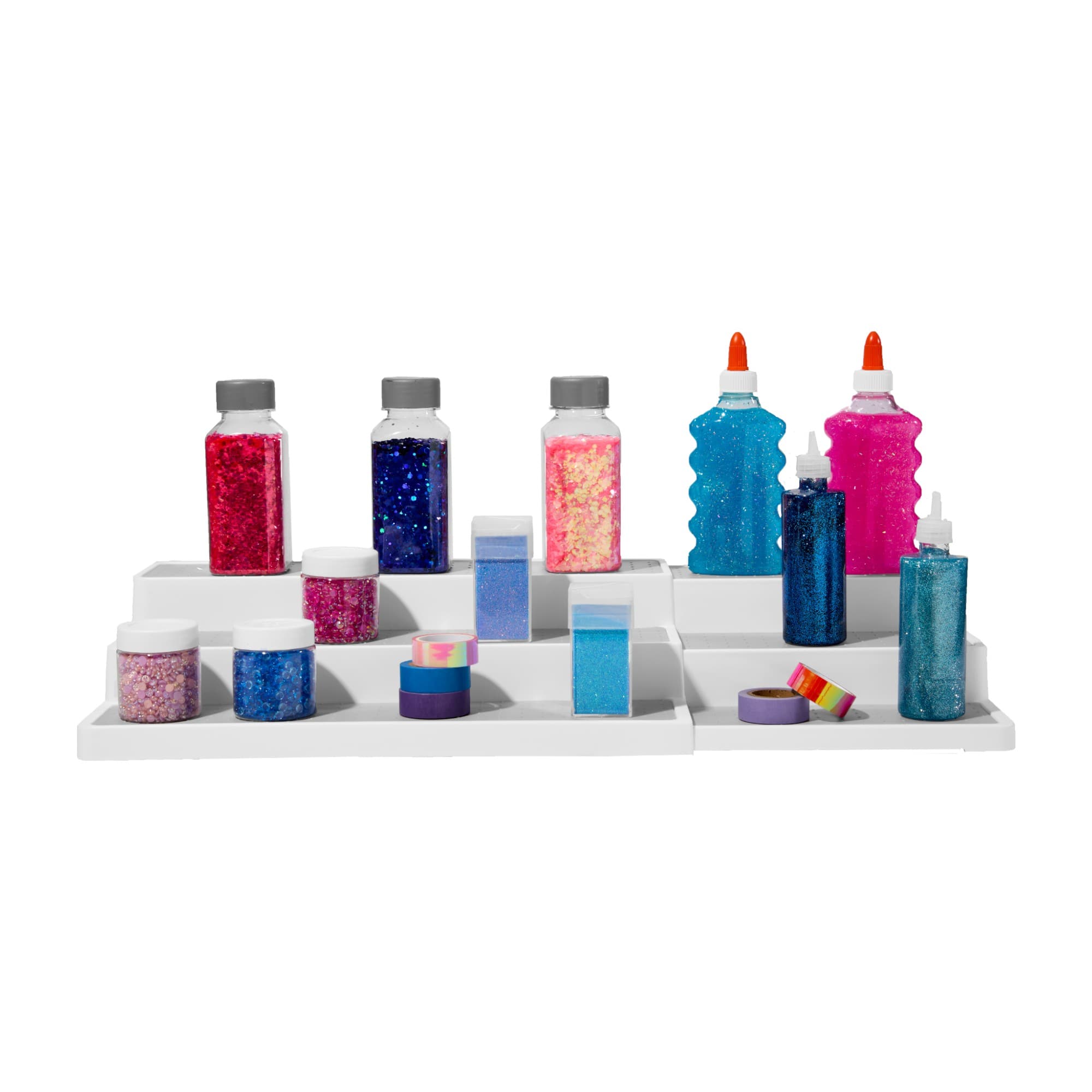 madesmart® White & Grey Expandable Craft Shelf