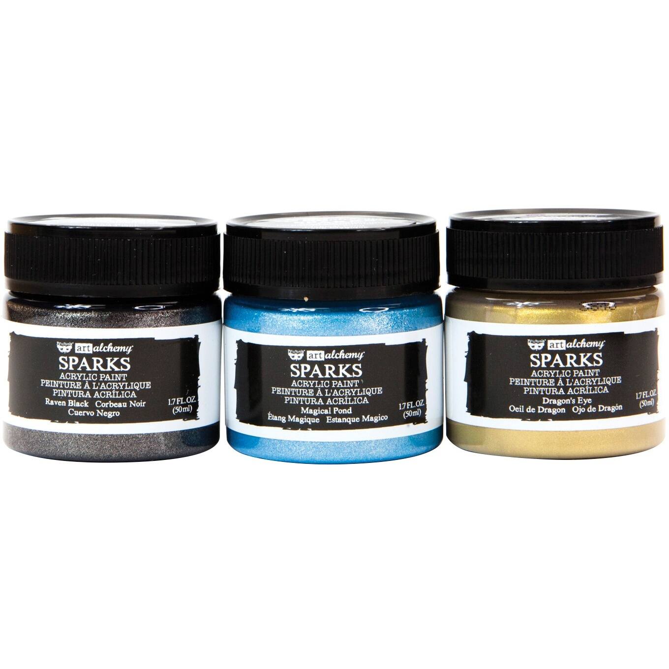Finnabair® Art Alchemy Sparks Masquerade Acrylic Paint Set