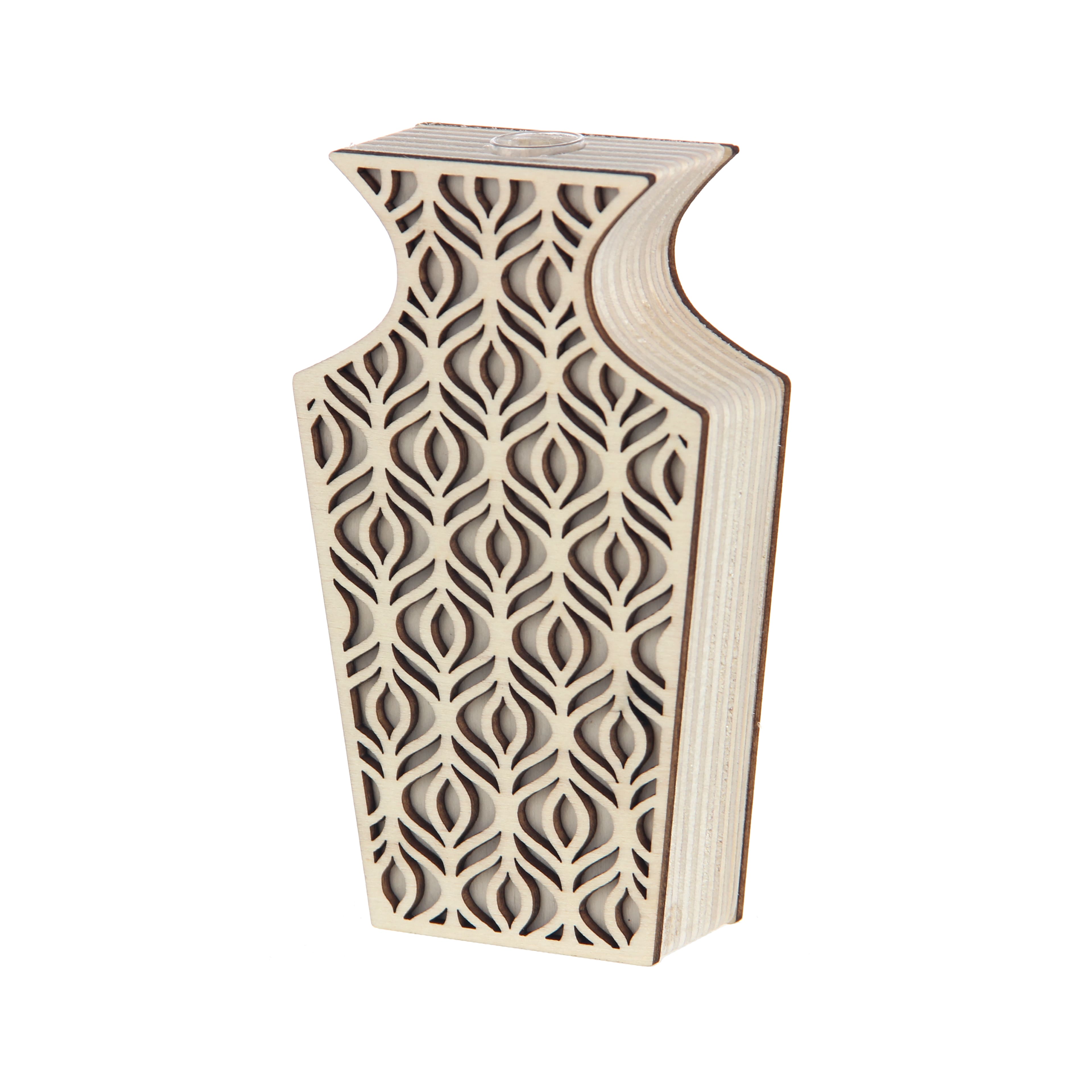 Jonathan Adler x Michaels 5" Wavy Lattice DIY Wood Vase