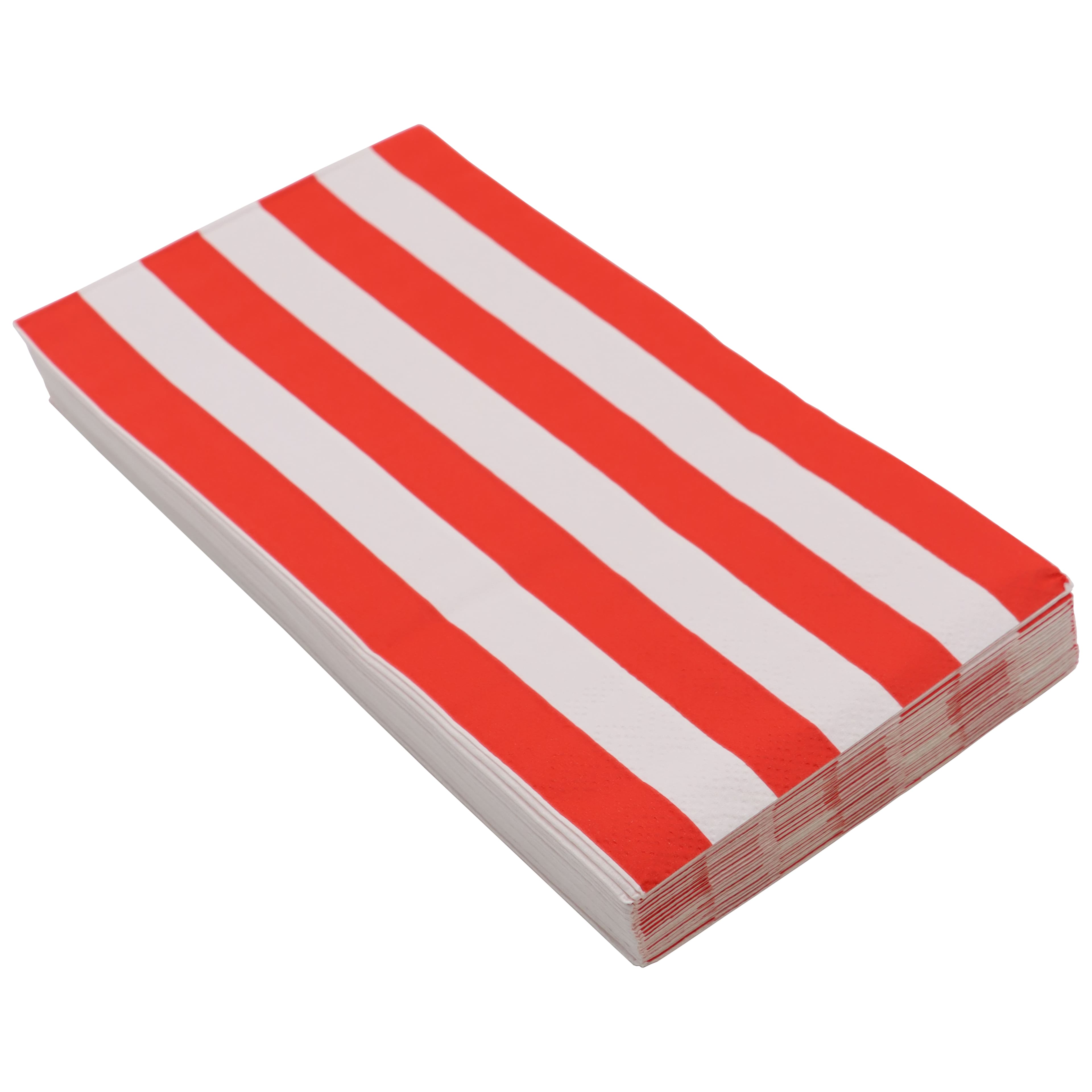 12 Packs: 20 ct. (240 total) Red Stripes Guest Napkins by Celebrate It™