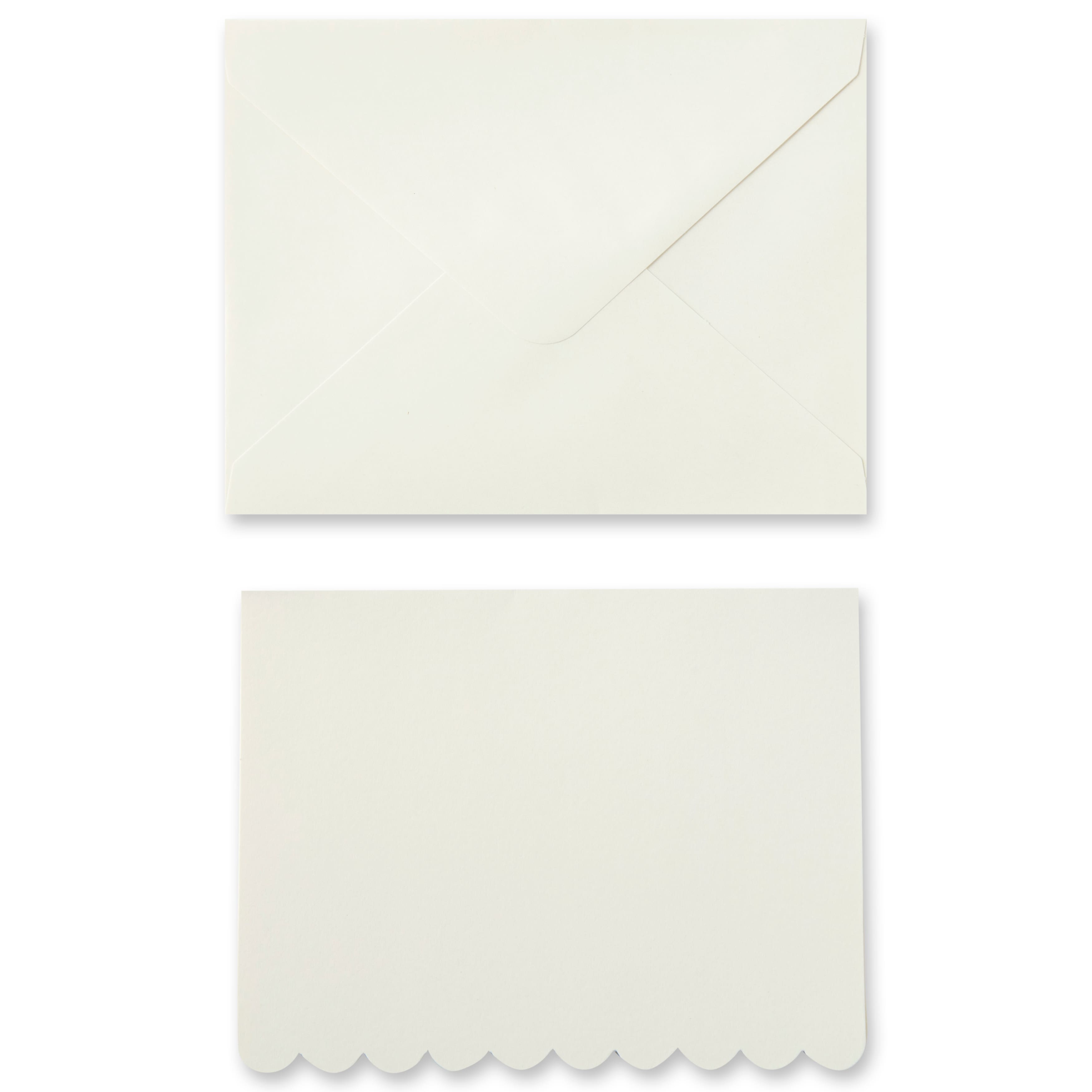 Scalloped Folded Cards & Envelopes by Recollections