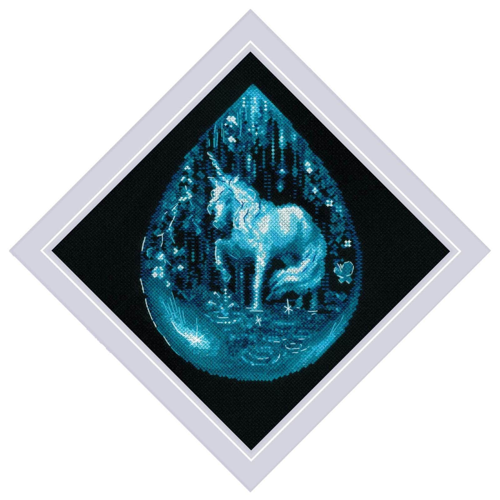 RIOLIS Unicorn Tear Counted Cross Stitch Kit 