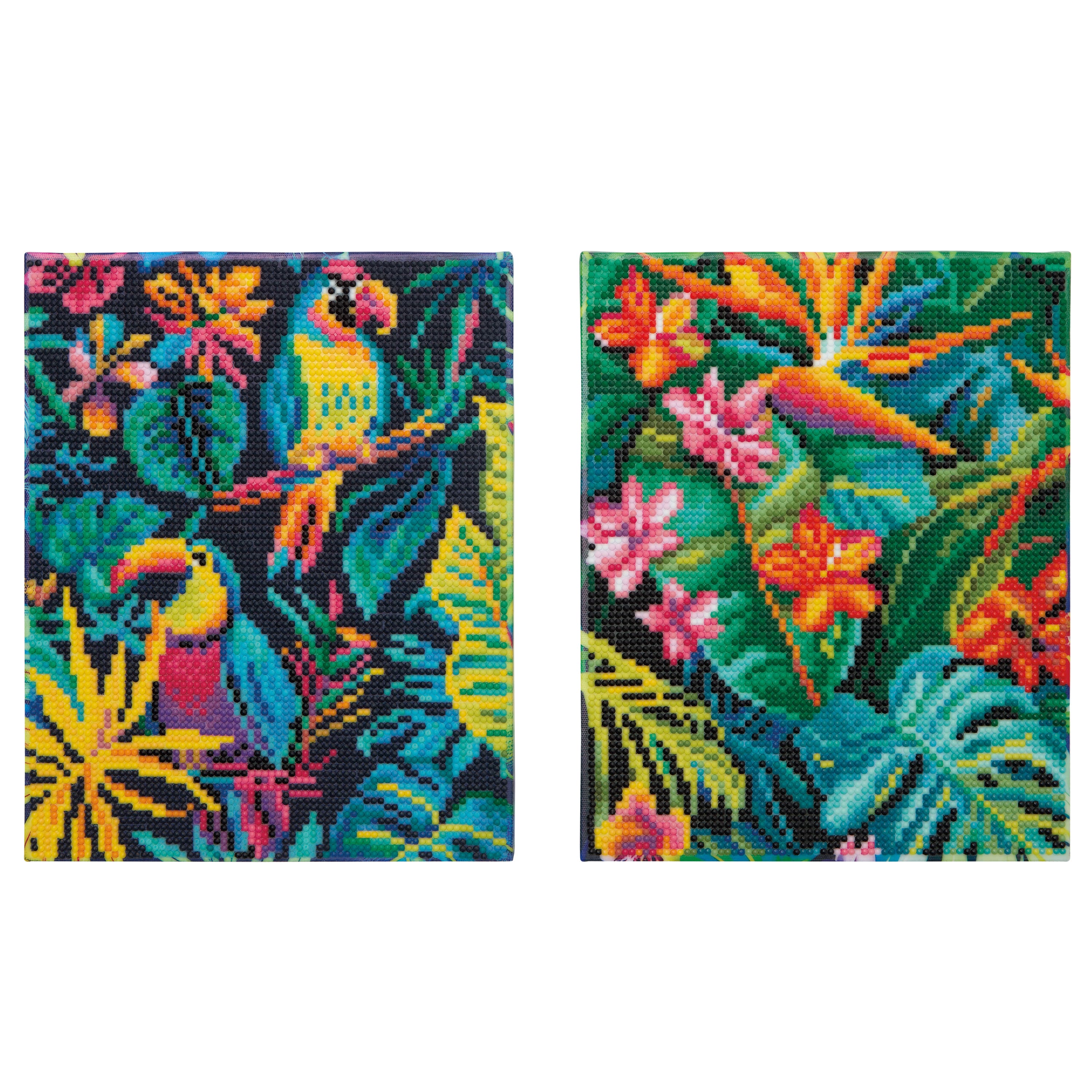 8" x 10" Birds & Flowers Diamond Art Kit by Make Market®